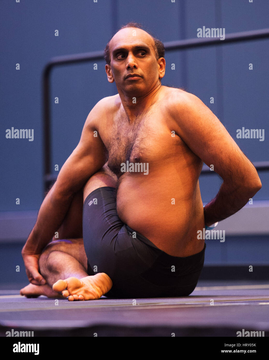 4 mars 2017 : à la concurrence du Yogi Arnold Festival sportif. Columbus, Ohio, USA. Brent Clark/Alamy Live News Banque D'Images