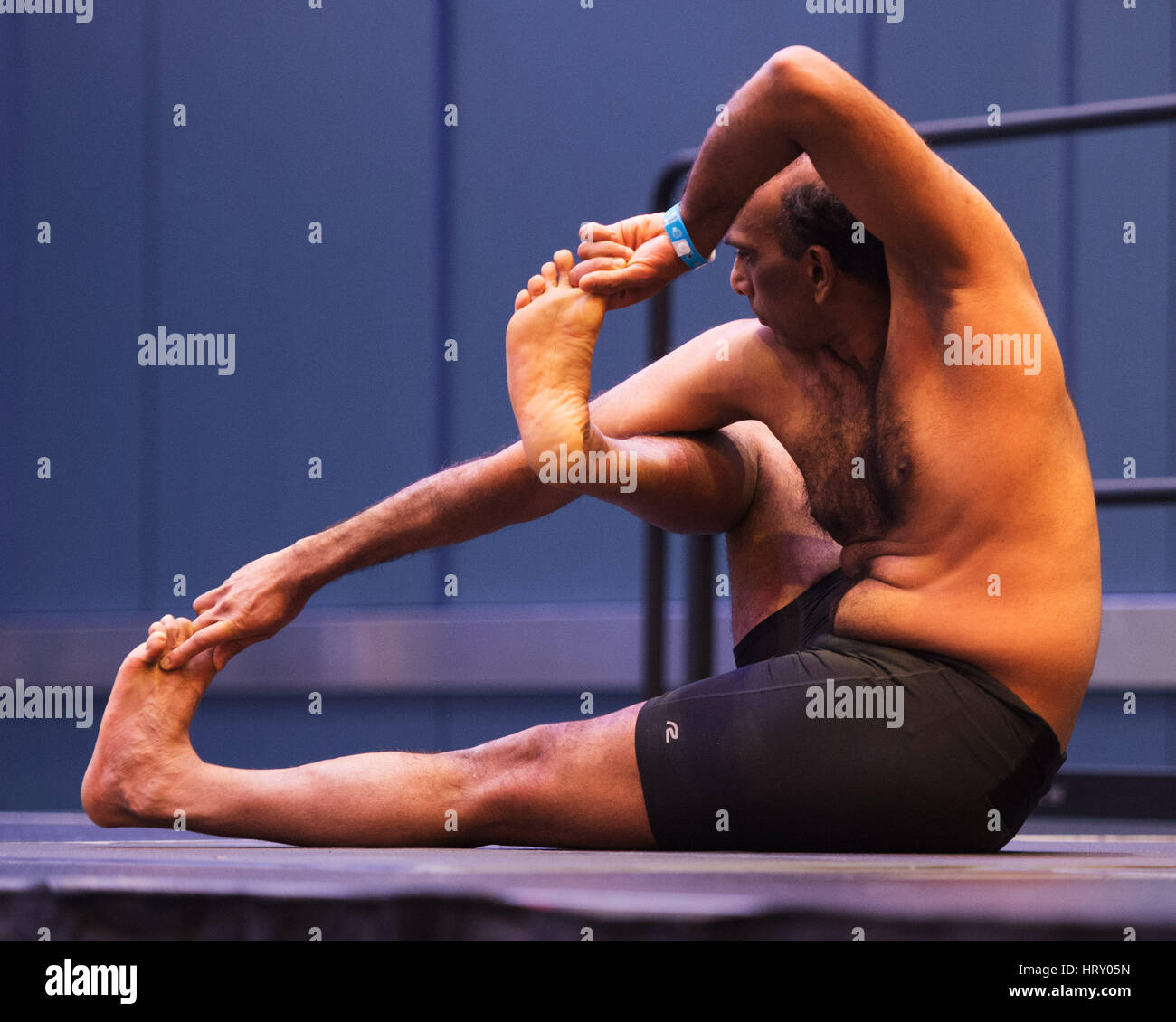4 mars 2017 : à la concurrence du Yogi Arnold Festival sportif. Columbus, Ohio, USA. Brent Clark/Alamy Live News Banque D'Images