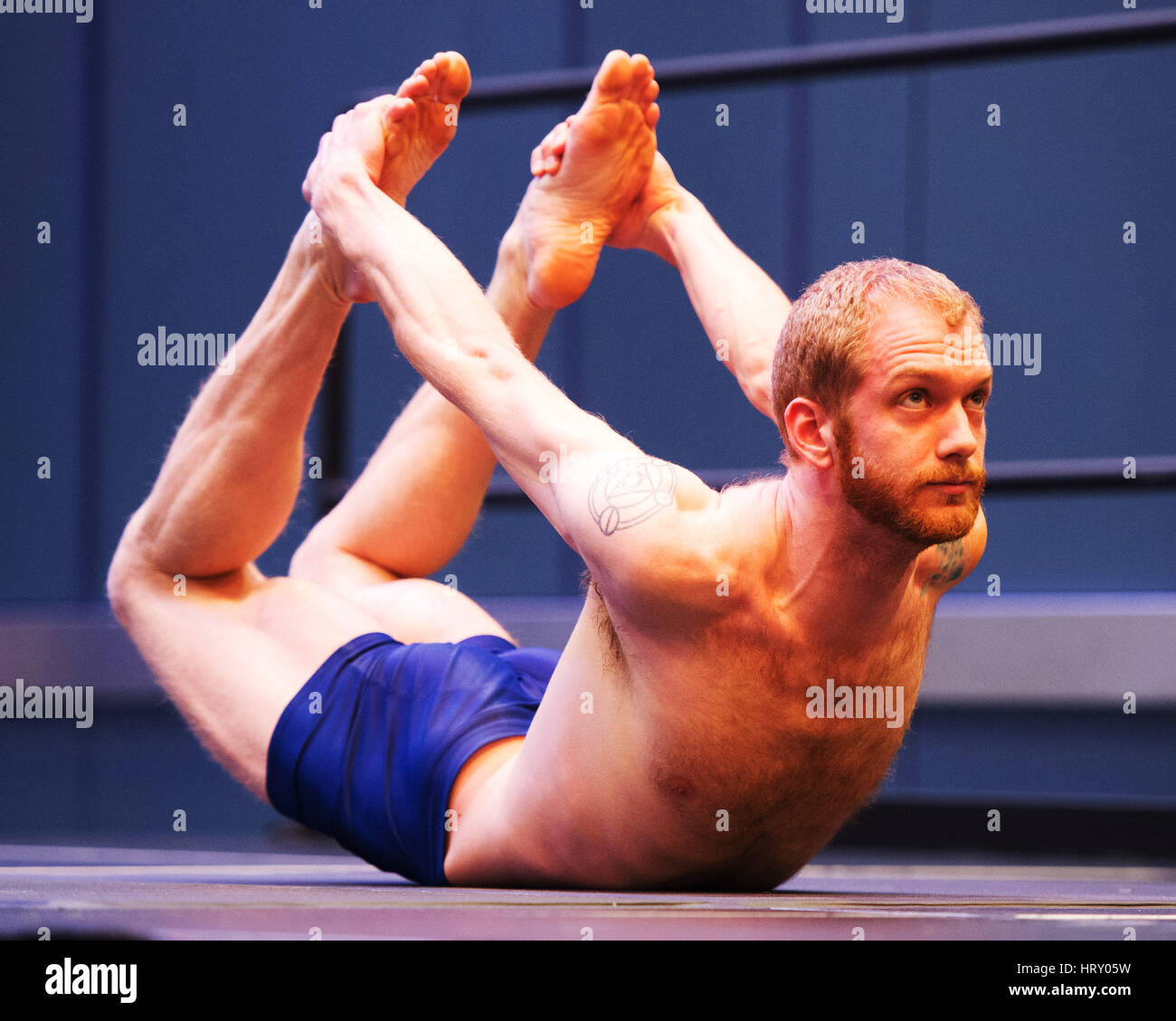 4 mars 2017 : à la concurrence du Yogi Arnold Festival sportif. Columbus, Ohio, USA. Brent Clark/Alamy Live News Banque D'Images