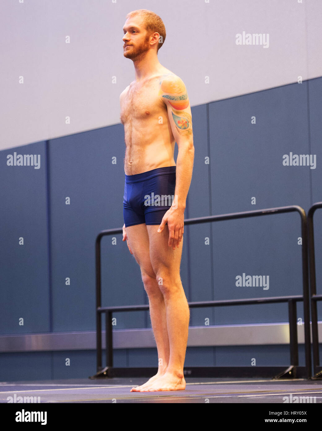 4 mars 2017 : à la concurrence du Yogi Arnold Festival sportif. Columbus, Ohio, USA. Brent Clark/Alamy Live News Banque D'Images