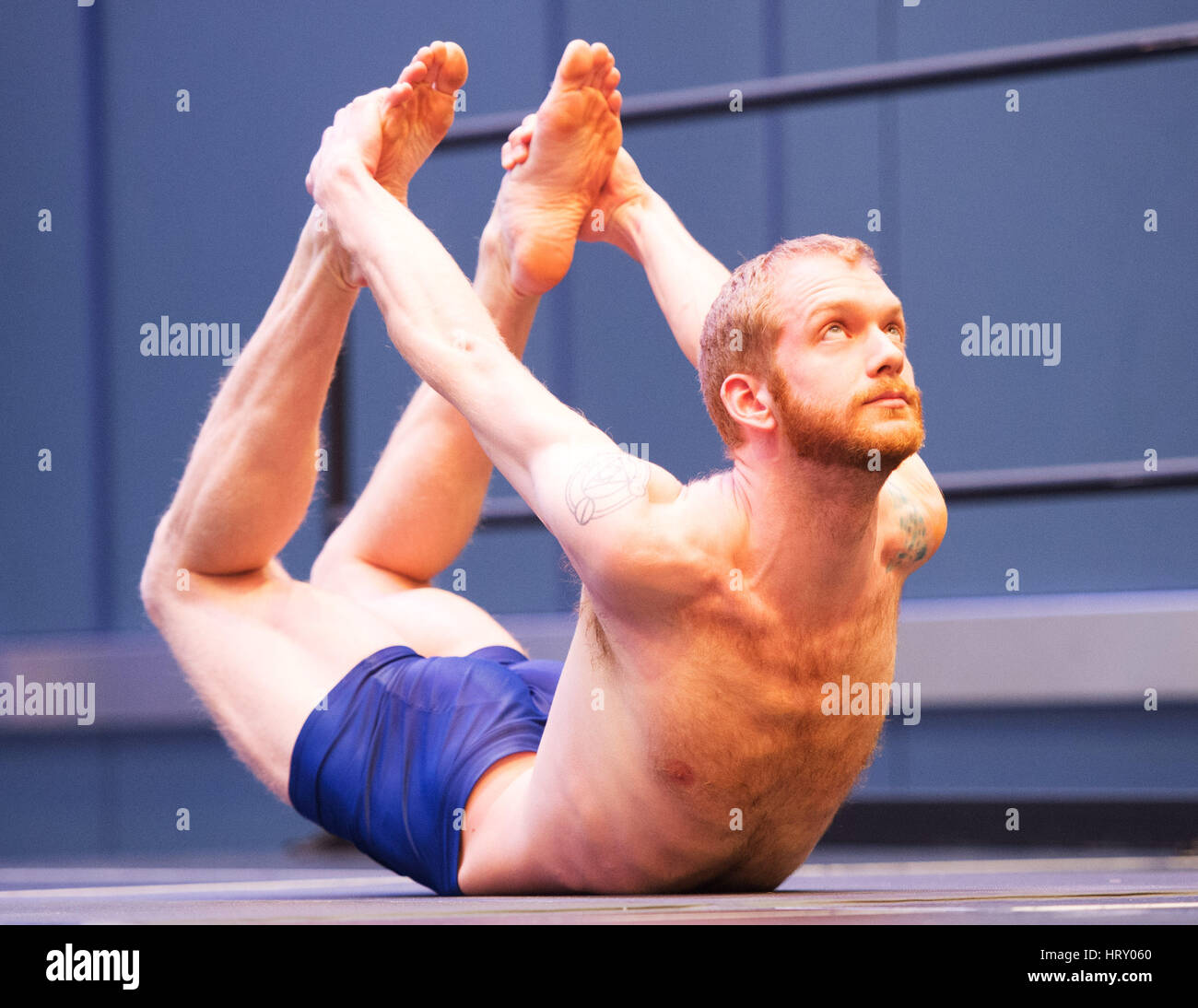 4 mars 2017 : à la concurrence du Yogi Arnold Festival sportif. Columbus, Ohio, USA. Brent Clark/Alamy Live News Banque D'Images