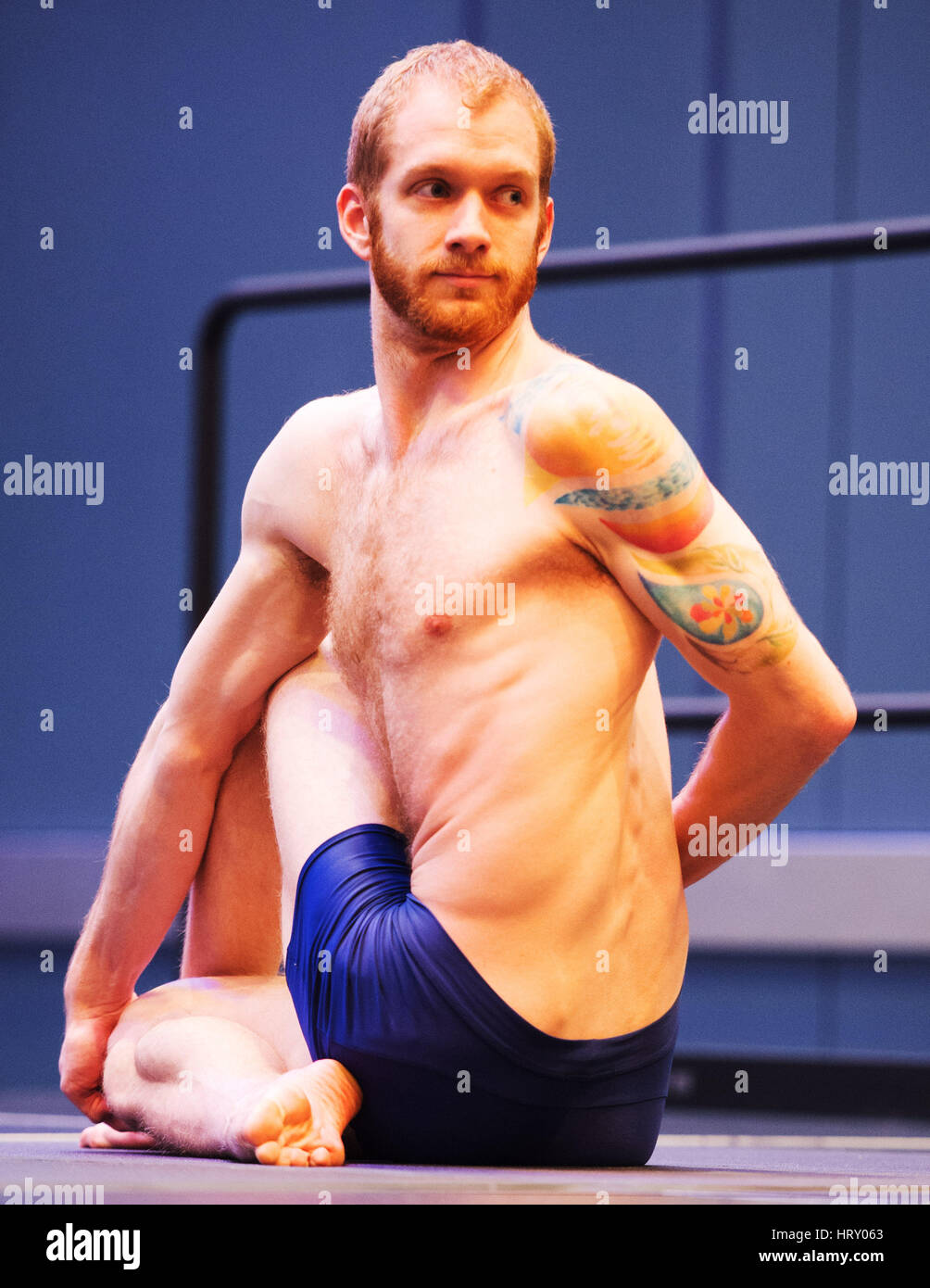 4 mars 2017 : à la concurrence du Yogi Arnold Festival sportif. Columbus, Ohio, USA. Brent Clark/Alamy Live News Banque D'Images