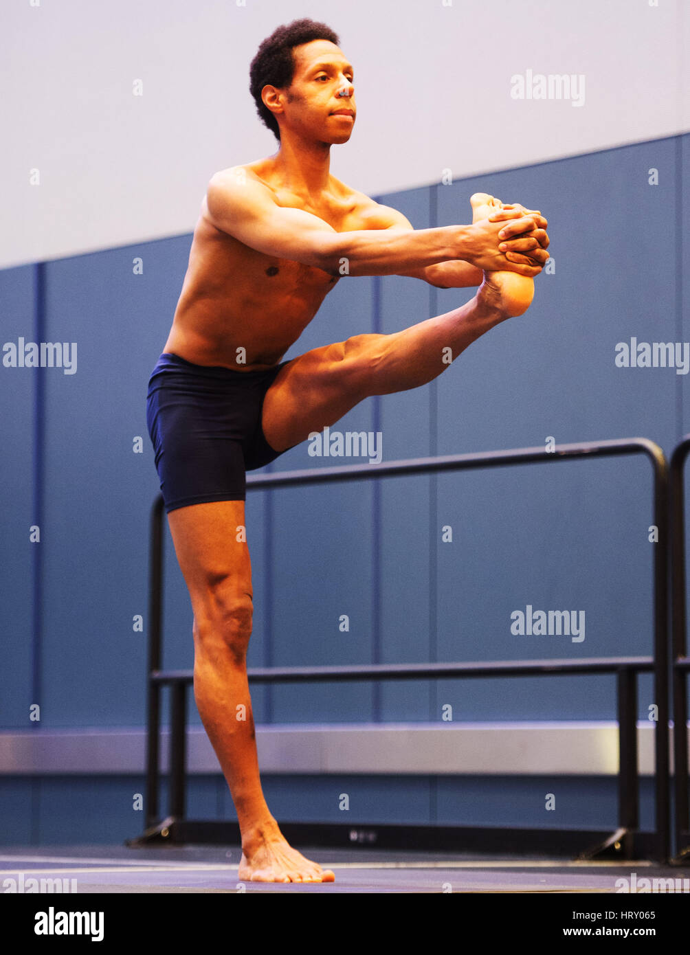 4 mars 2017 : à la concurrence du Yogi Arnold Festival sportif. Columbus, Ohio, USA. Brent Clark/Alamy Live News Banque D'Images