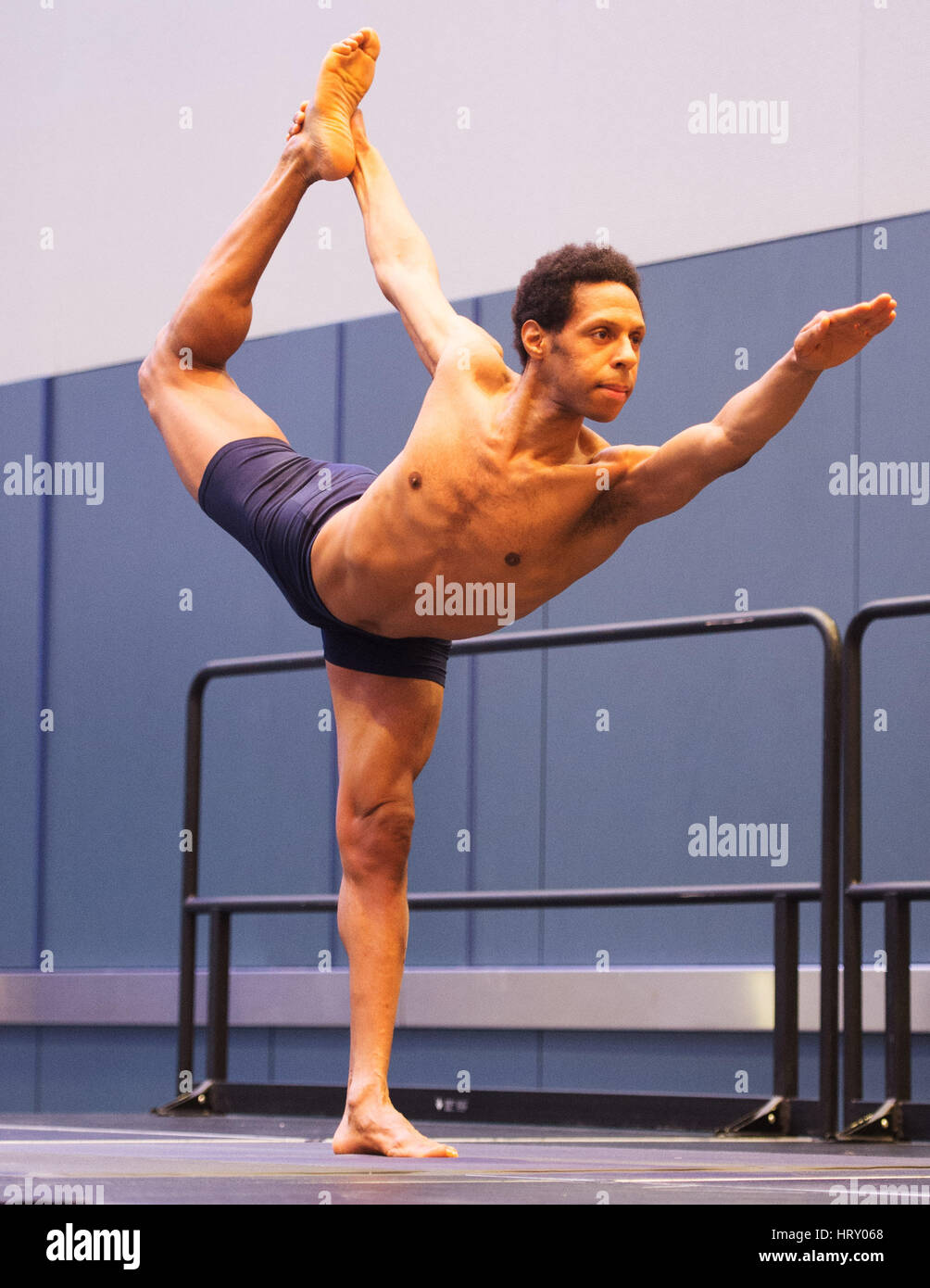 4 mars 2017 : à la concurrence du Yogi Arnold Festival sportif. Columbus, Ohio, USA. Brent Clark/Alamy Live News Banque D'Images