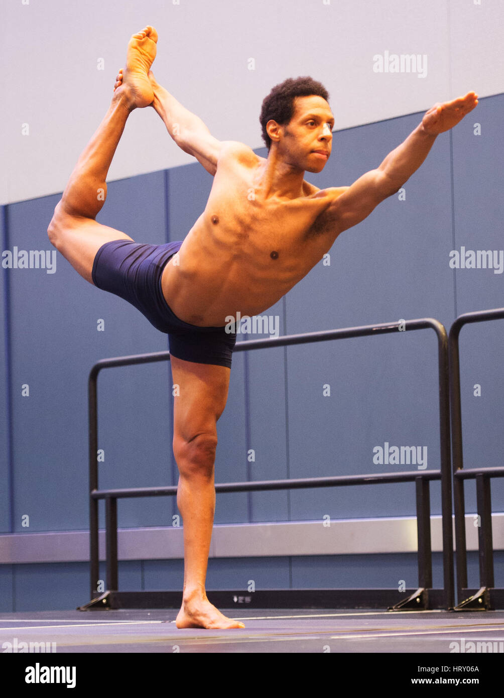 4 mars 2017 : à la concurrence du Yogi Arnold Festival sportif. Columbus, Ohio, USA. Brent Clark/Alamy Live News Banque D'Images