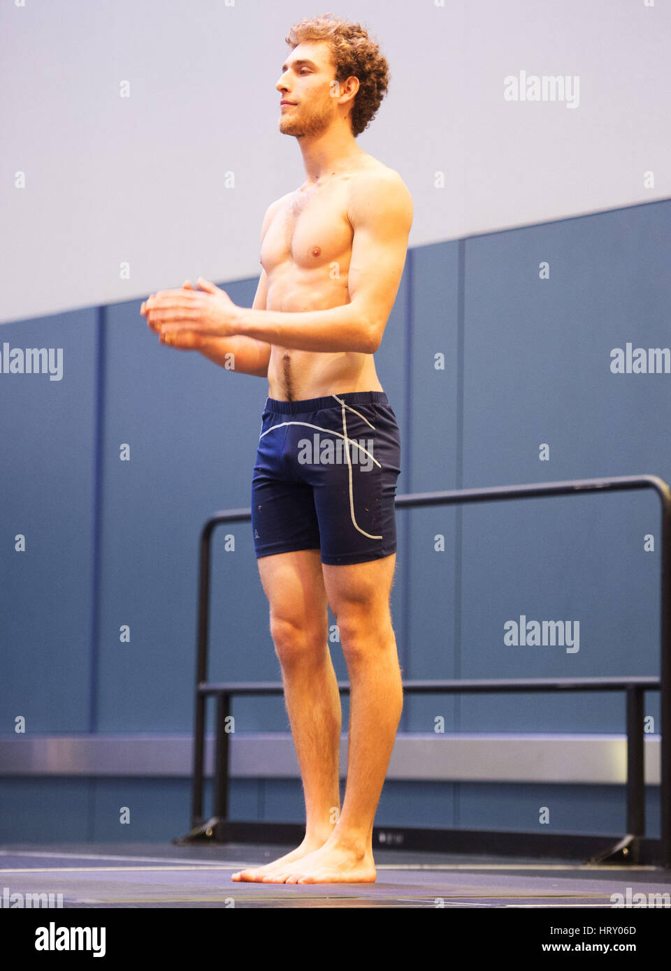 4 mars 2017 : à la concurrence du Yogi Arnold Festival sportif. Columbus, Ohio, USA. Brent Clark/Alamy Live News Banque D'Images