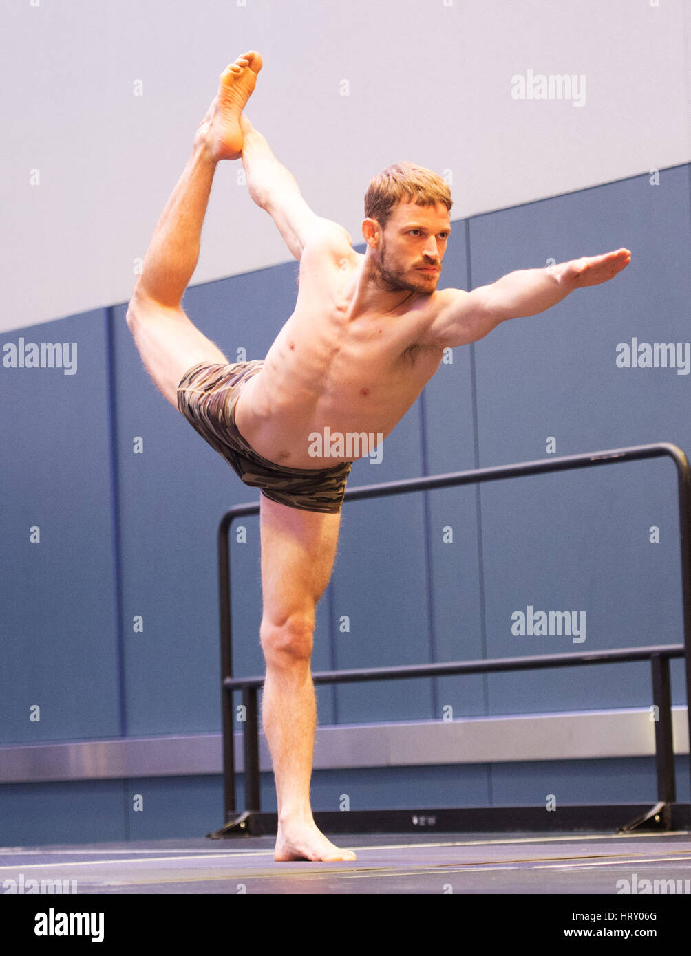 4 mars 2017 : à la concurrence du Yogi Arnold Festival sportif. Columbus, Ohio, USA. Brent Clark/Alamy Live News Banque D'Images