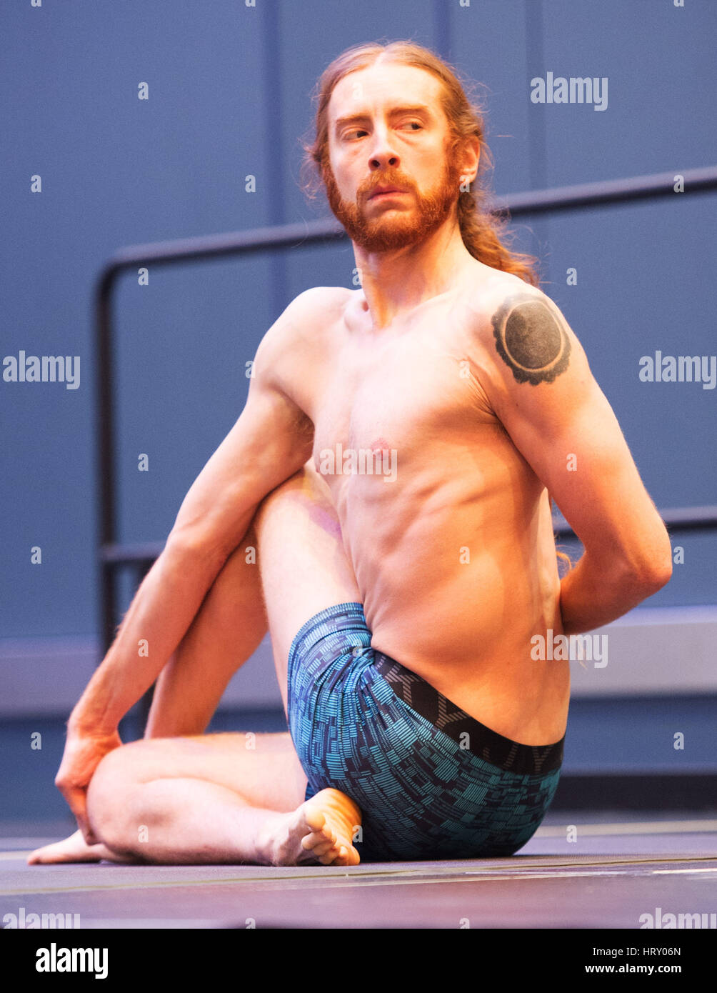 4 mars 2017 : à la concurrence du Yogi Arnold Festival sportif. Columbus, Ohio, USA. Brent Clark/Alamy Live News Banque D'Images