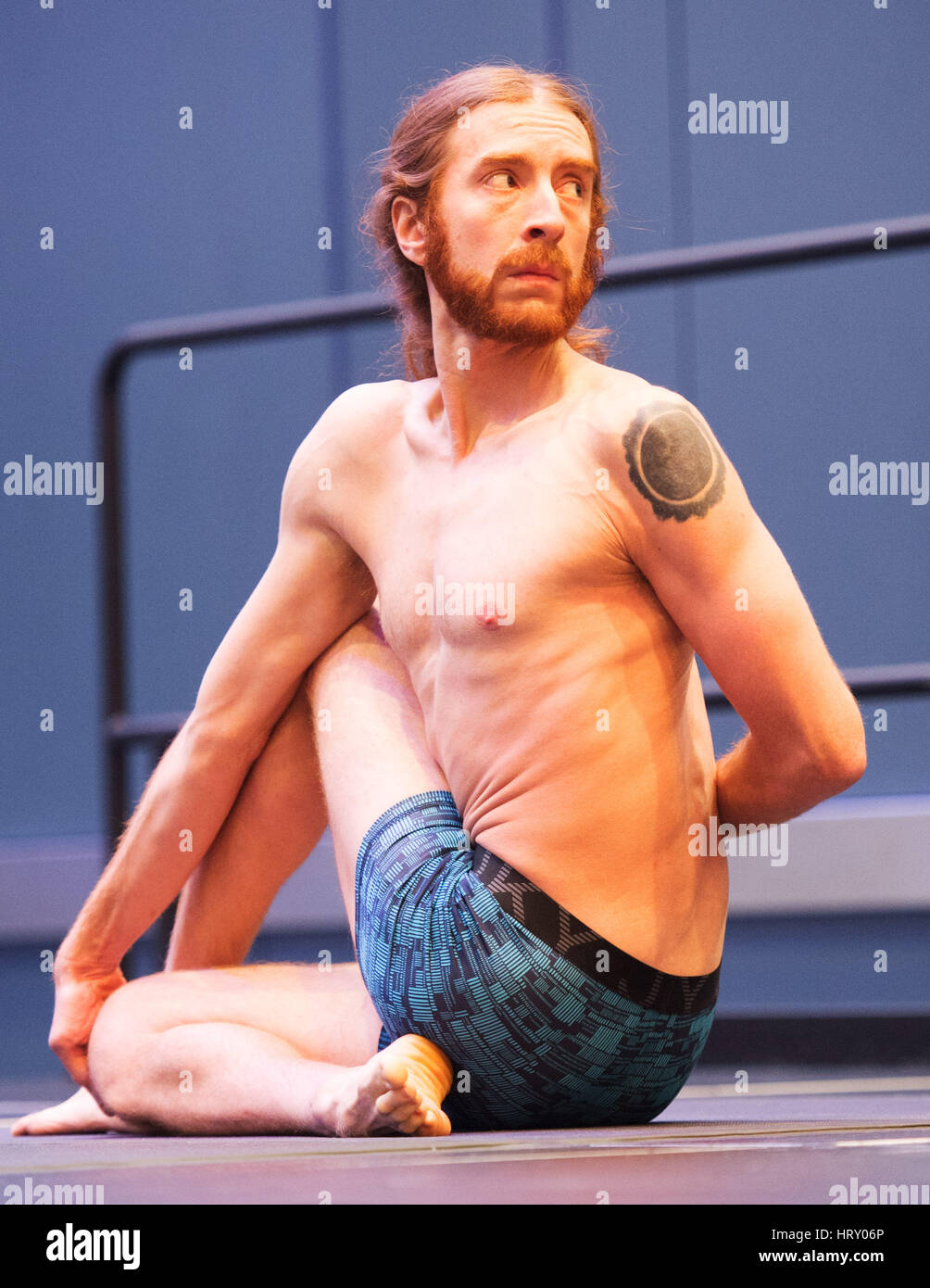 4 mars 2017 : à la concurrence du Yogi Arnold Festival sportif. Columbus, Ohio, USA. Brent Clark/Alamy Live News Banque D'Images