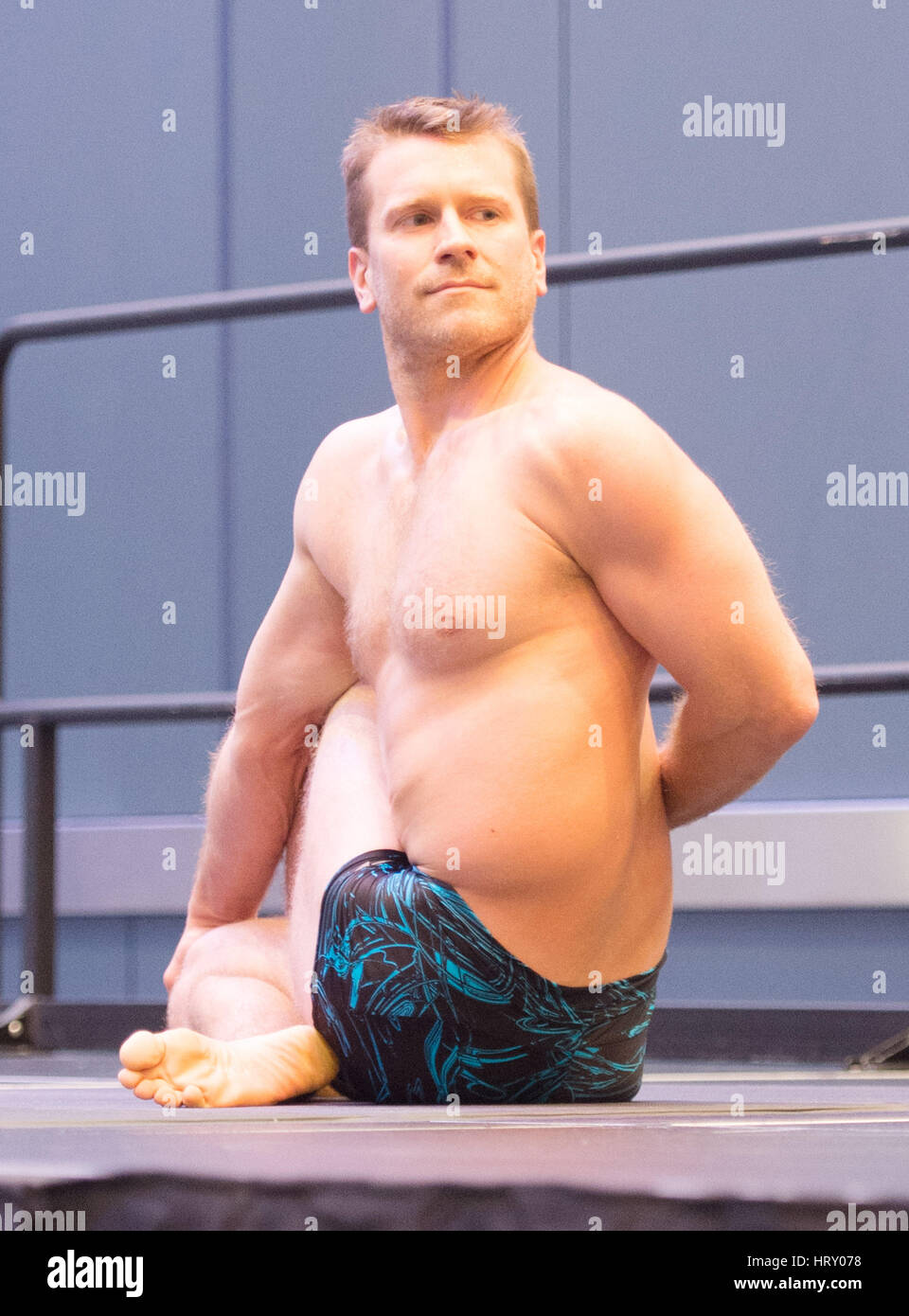 4 mars 2017 : à la concurrence du Yogi Arnold Festival sportif. Columbus, Ohio, USA. Brent Clark/Alamy Live News Banque D'Images