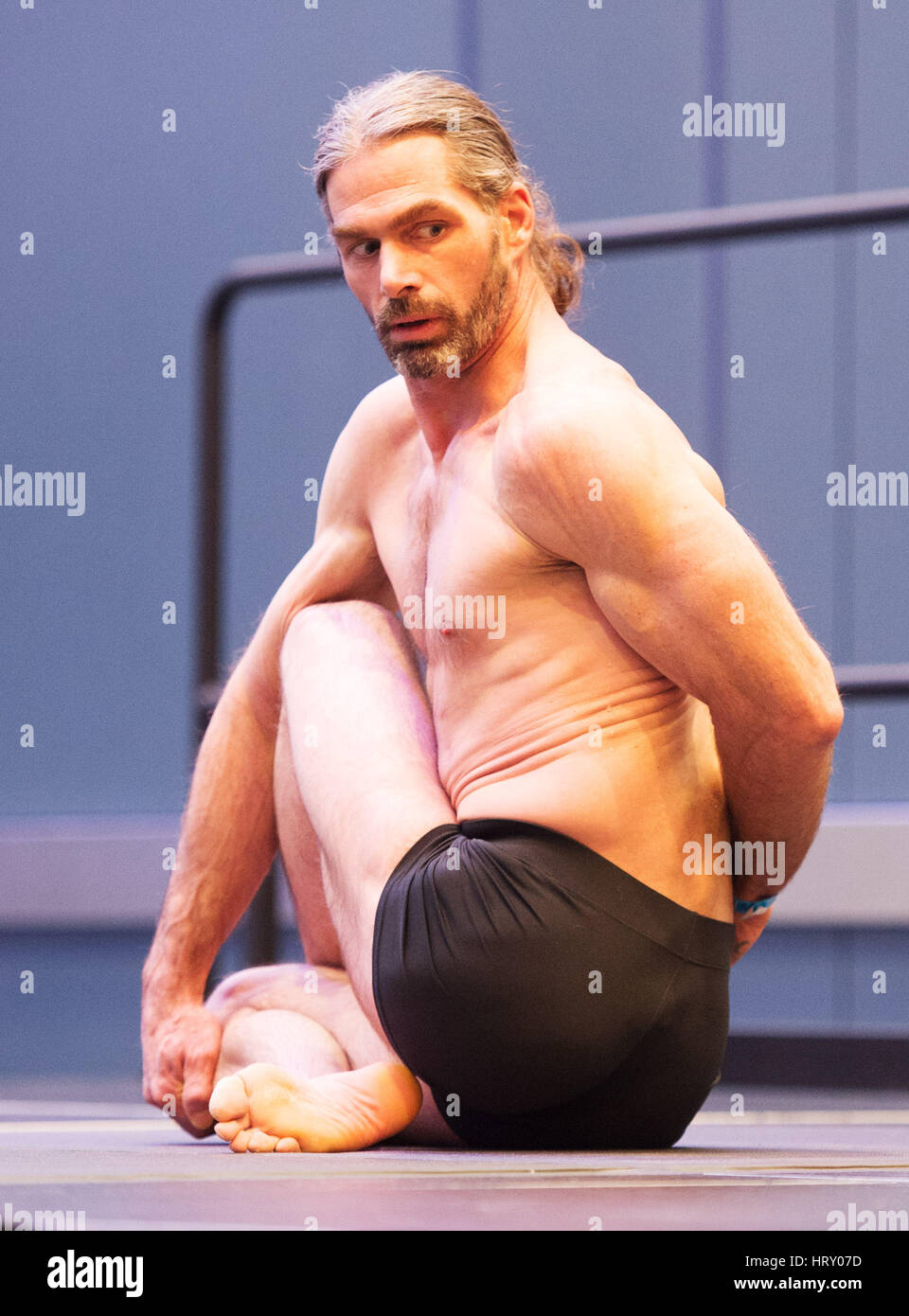 4 mars 2017 : à la concurrence du Yogi Arnold Festival sportif. Columbus, Ohio, USA. Brent Clark/Alamy Live News Banque D'Images