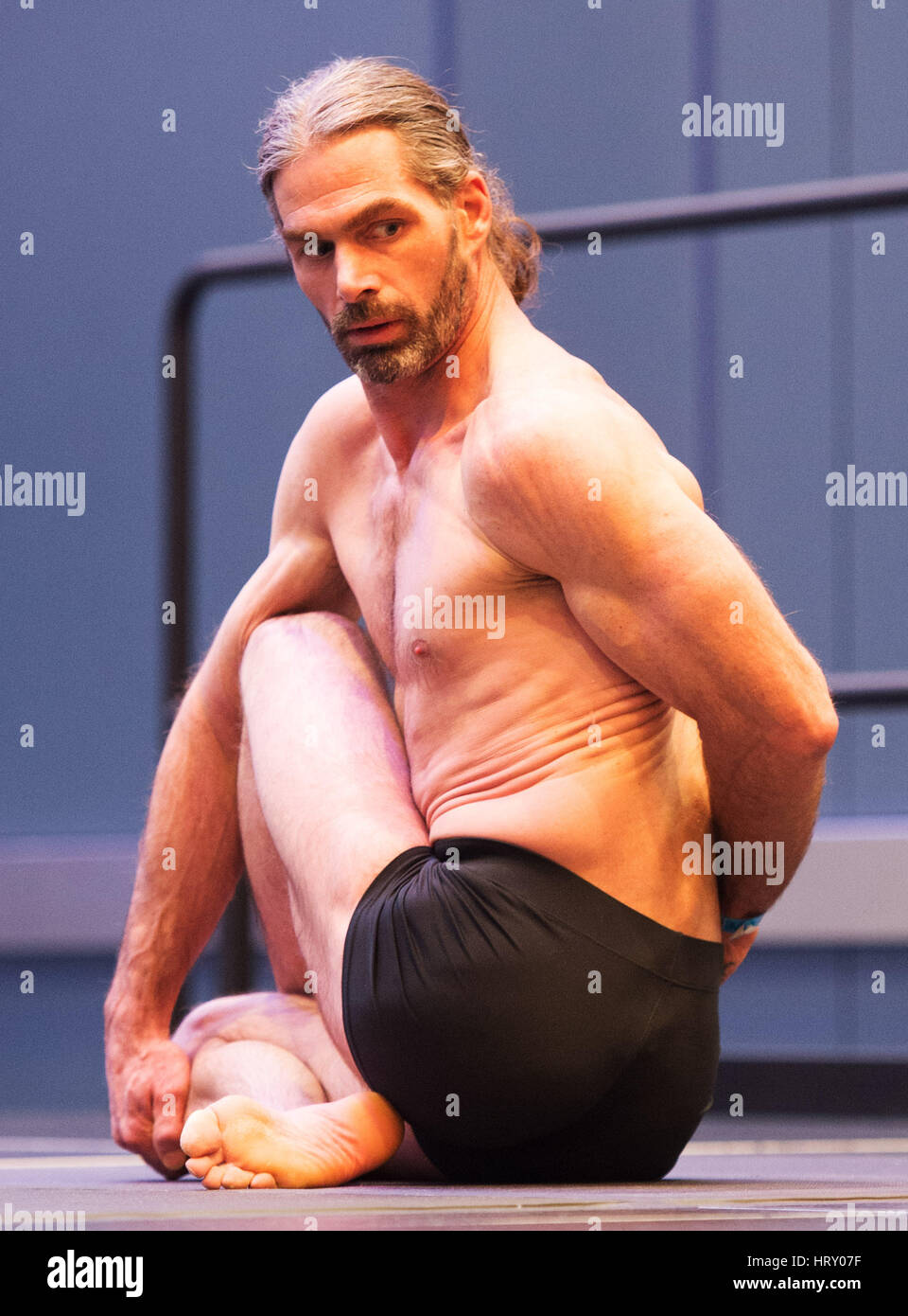 4 mars 2017 : à la concurrence du Yogi Arnold Festival sportif. Columbus, Ohio, USA. Brent Clark/Alamy Live News Banque D'Images