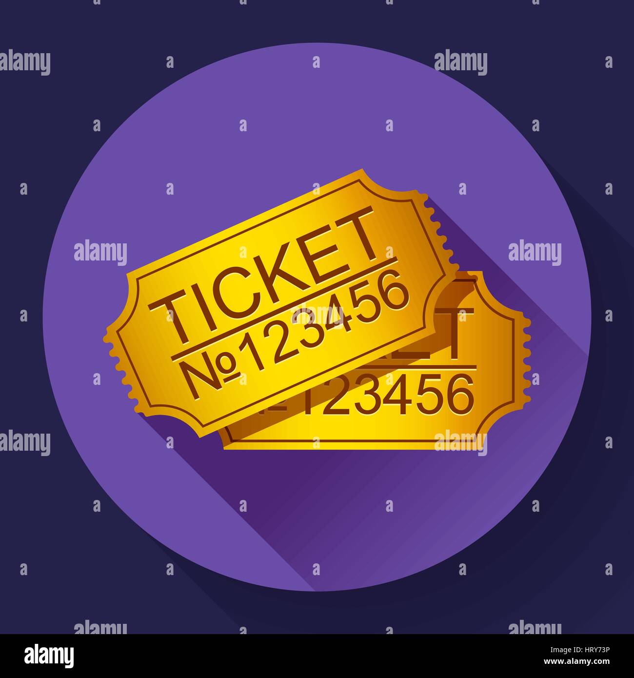 Paire de billets de cinéma jaune sur bleu Illustration de Vecteur Paire de billets de cinéma jaune sur bleu Illustration de Vecteur