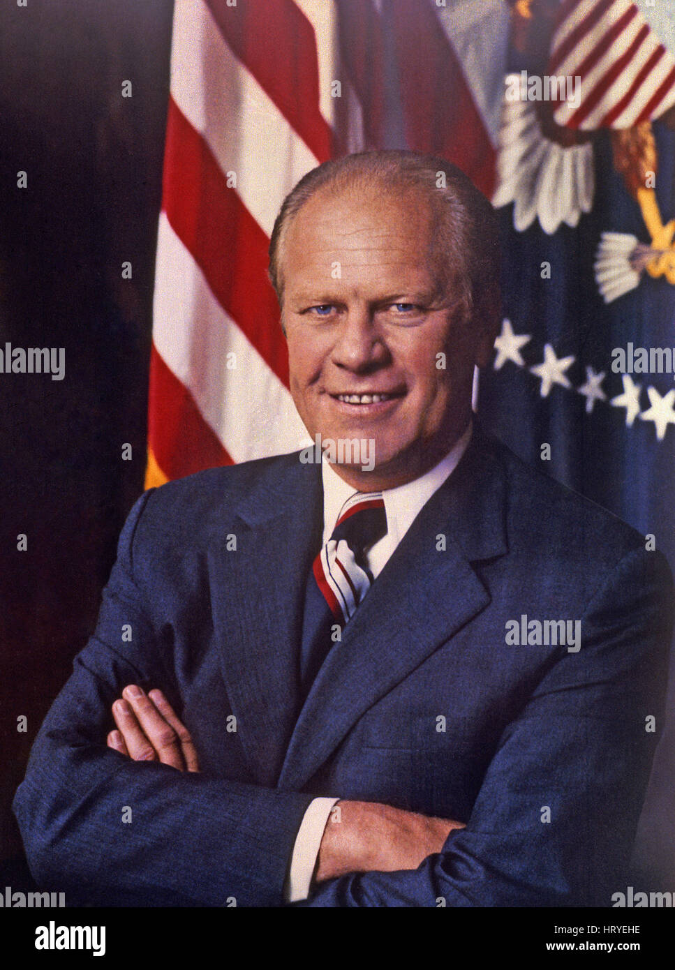 GERALD FORD (1913-2006) en tant que 38e président des États-Unis. Photo : officiel de la Maison Blanche Banque D'Images