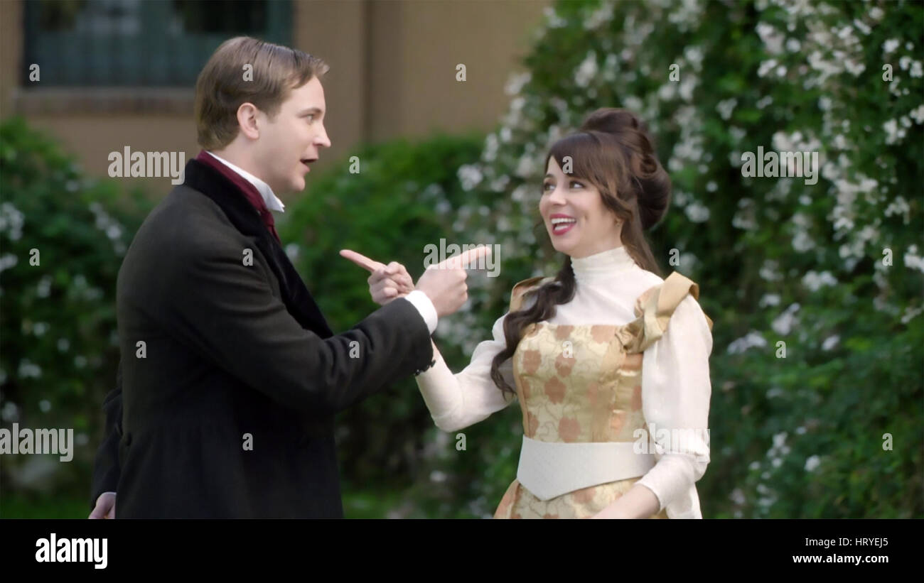 Une autre période de Comedy Central plat série avec Natasha Leggero et Michael Welch Banque D'Images