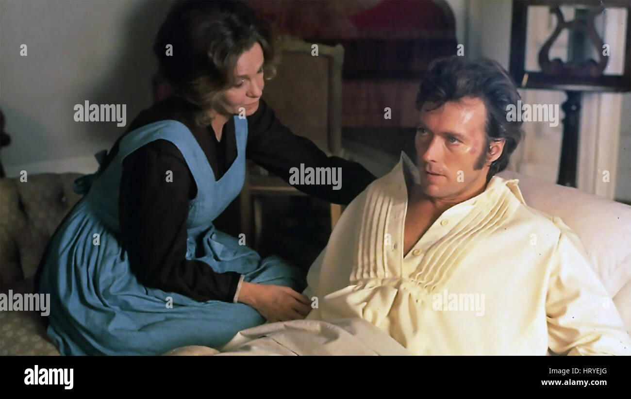 La SÉDUISIT 1971 Universal Pictures film avec Clint Eastwood et Geraldine Page Banque D'Images
