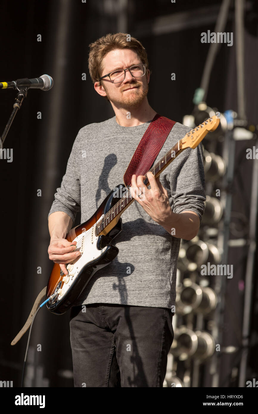 Okeechobee, en Floride, aux États-Unis. 5Th Mar, 2017. SPENCER THOMSON de Lune Taxi à l'Okeechobee Music Festival à Okeechobee, en Floride Crédit : Daniel DeSlover/ZUMA/Alamy Fil Live News Banque D'Images