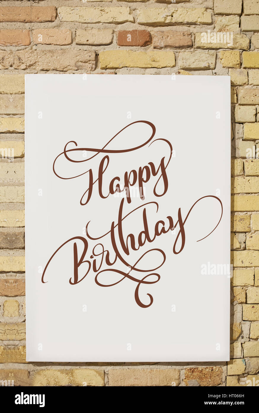 Calligraphie Joyeux Anniversaire Banque D Image Et Photos Alamy