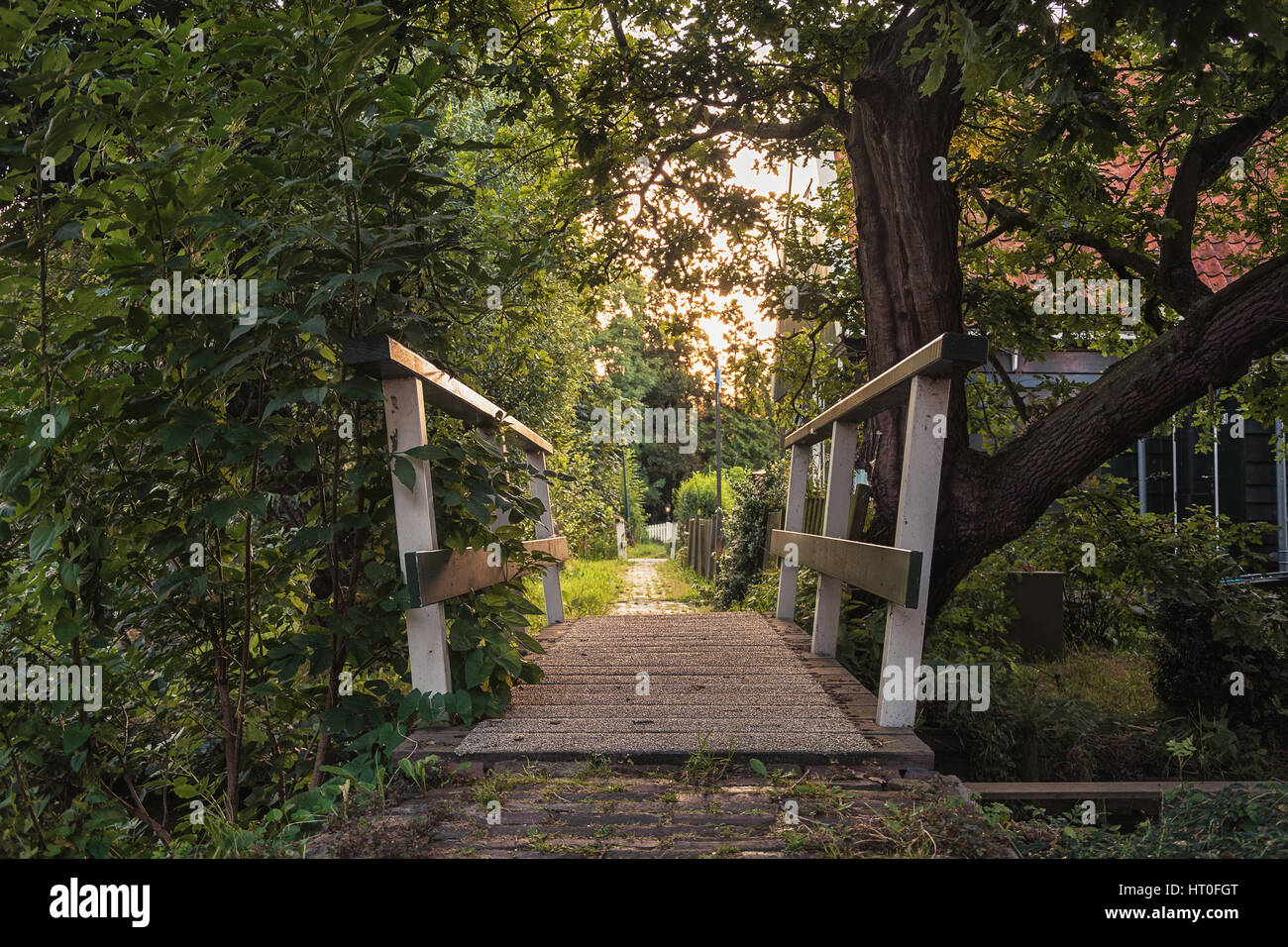La plus ancienne maison de Haaldersbroek date de 1661 et est un ancien village de pêcheurs, aux Pays-Bas. Banque D'Images