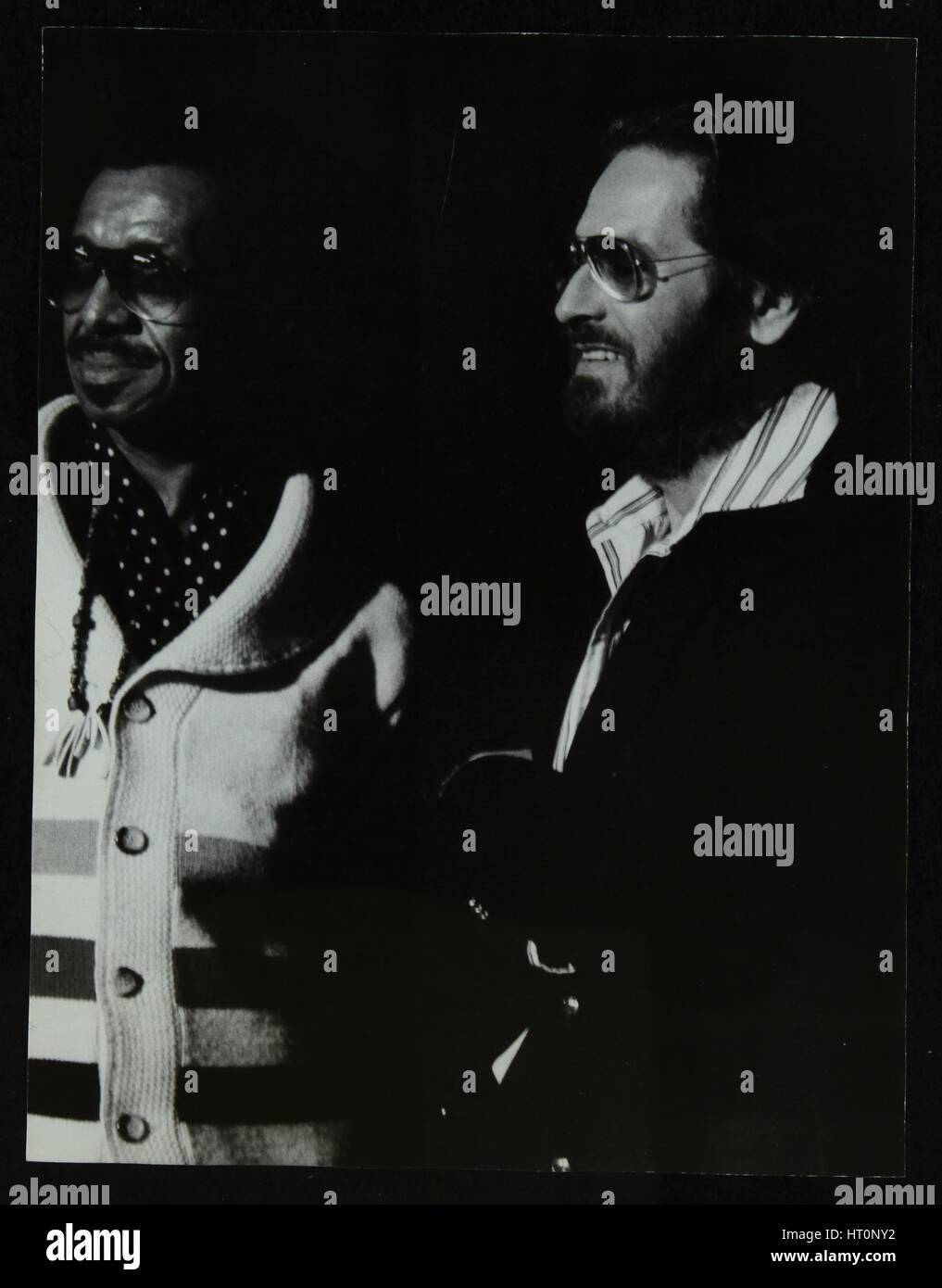 Le batteur Philly Joe Jones et le pianiste Bill Evans au Newport Jazz Festival, Middlesbrough, 1978. Artiste : Denis Williams Banque D'Images
