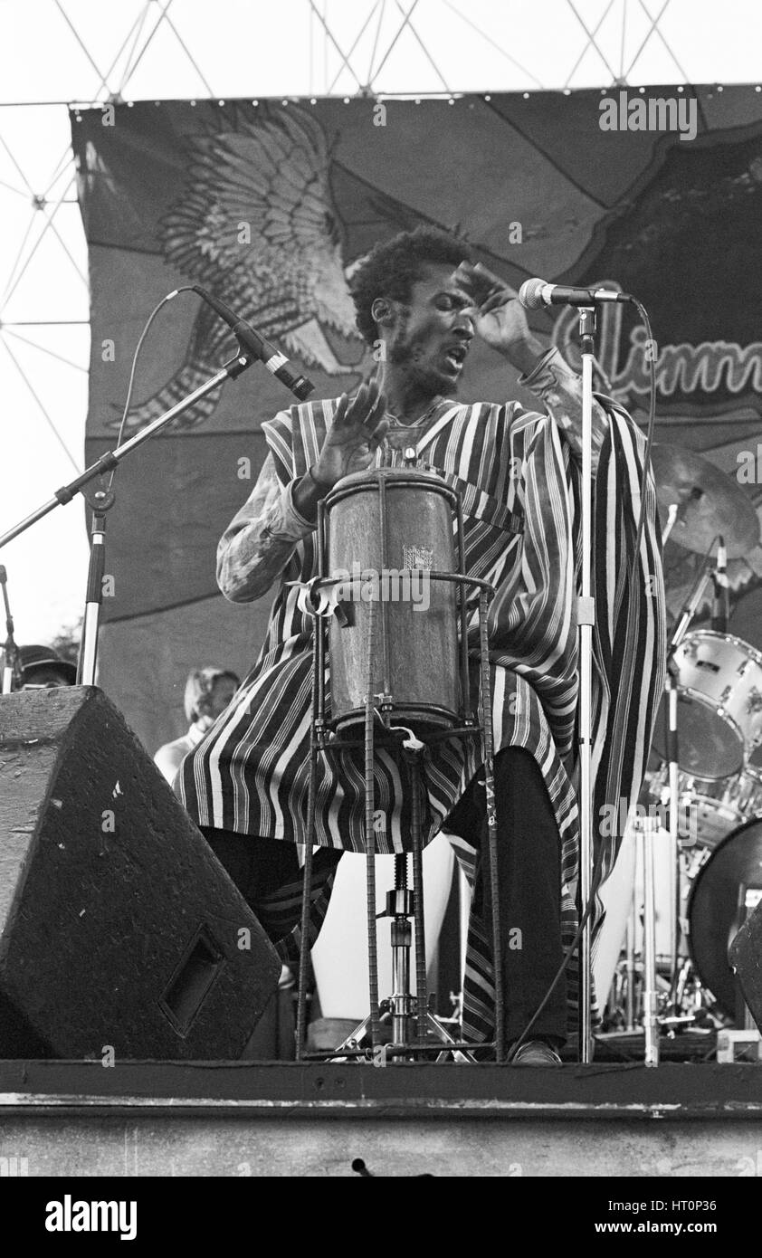 Jimmy Cliff, capitale du jazz, Knebworth, 1982. Artiste : Brian O'Connor. Banque D'Images