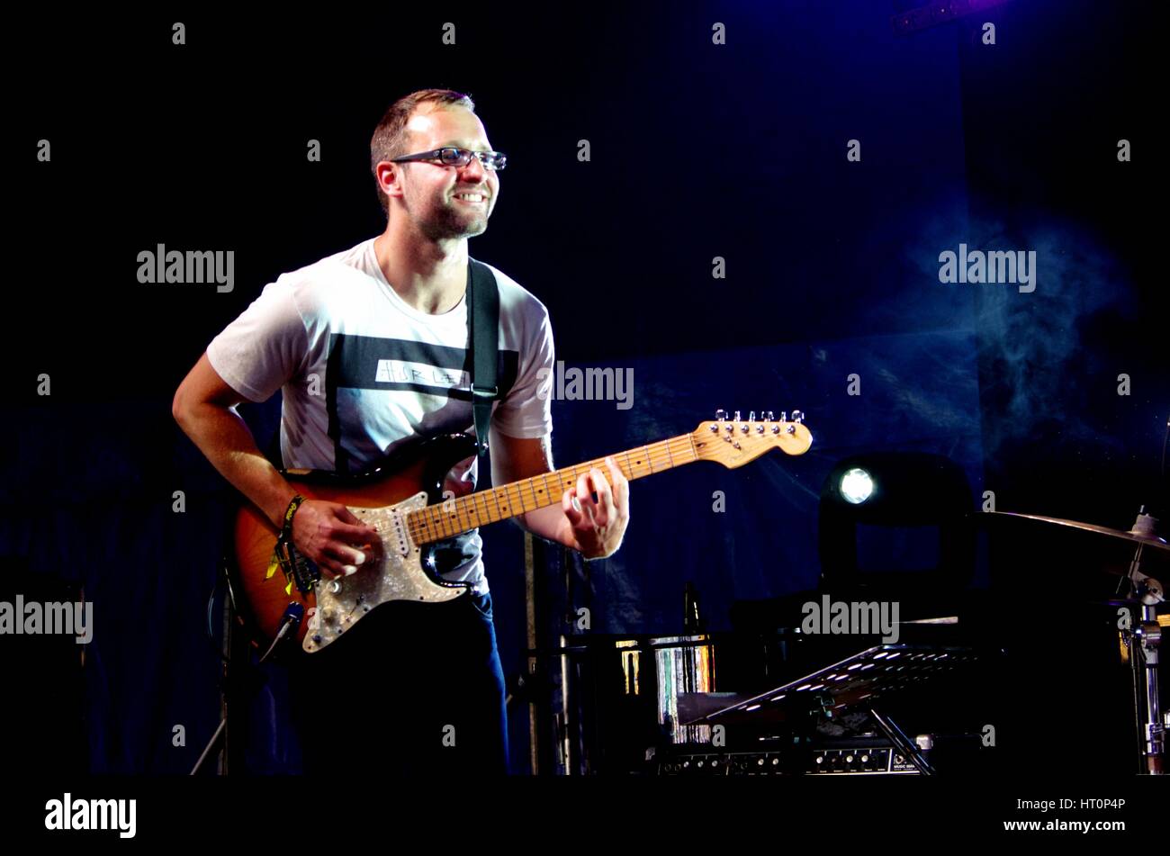 Chris Montague, Love Supreme Jazz Festival, Glynde, East Sussex, 2013. Artiste : Brian O'Connor. Banque D'Images