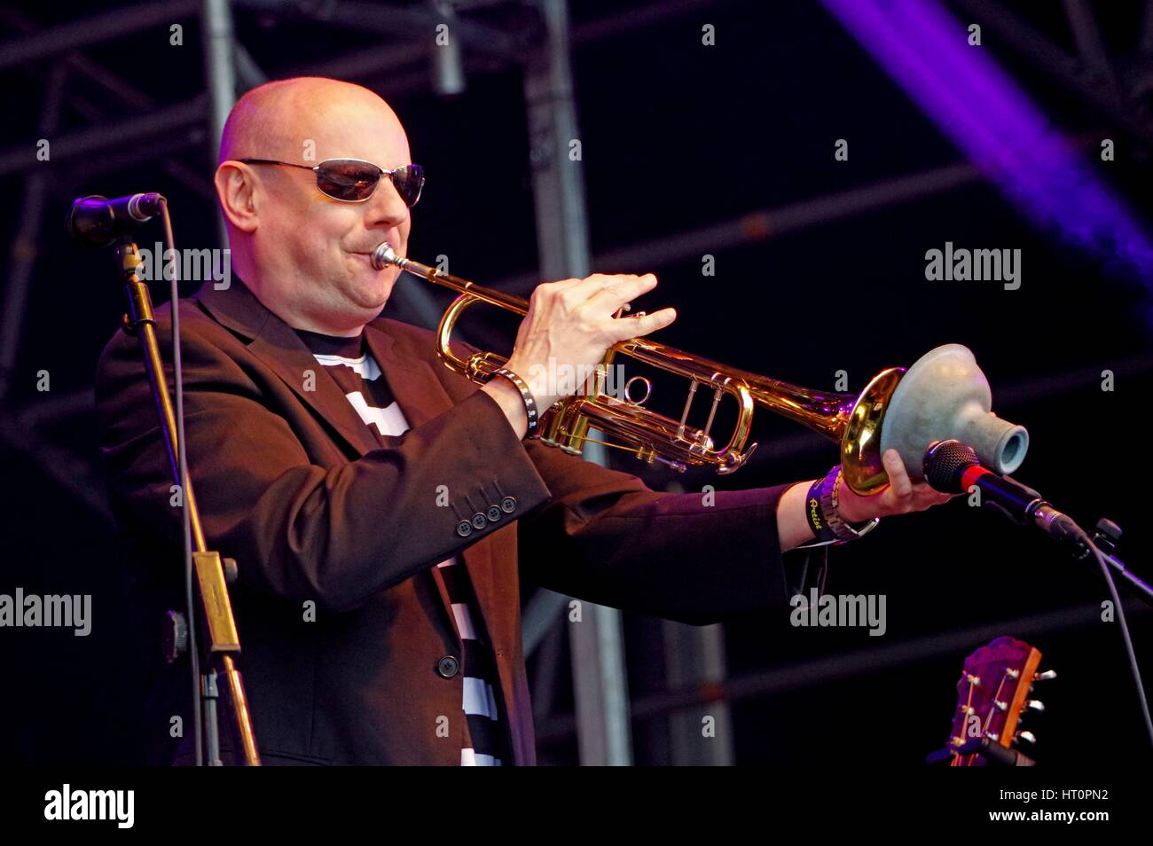 David Priseman, Love Supreme Jazz Festival, Glynde Place, East Sussex, 2014. Artiste : Brian O'Connor. Banque D'Images