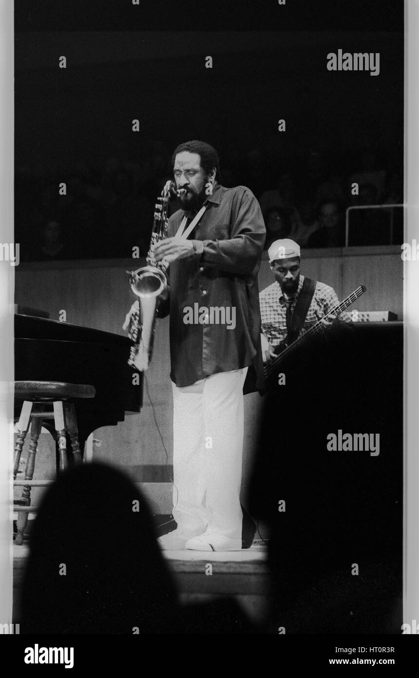 Sonny Rollins, Fairfield Halls à Croydon, 1986. Artiste : Brian O'Connor. Banque D'Images