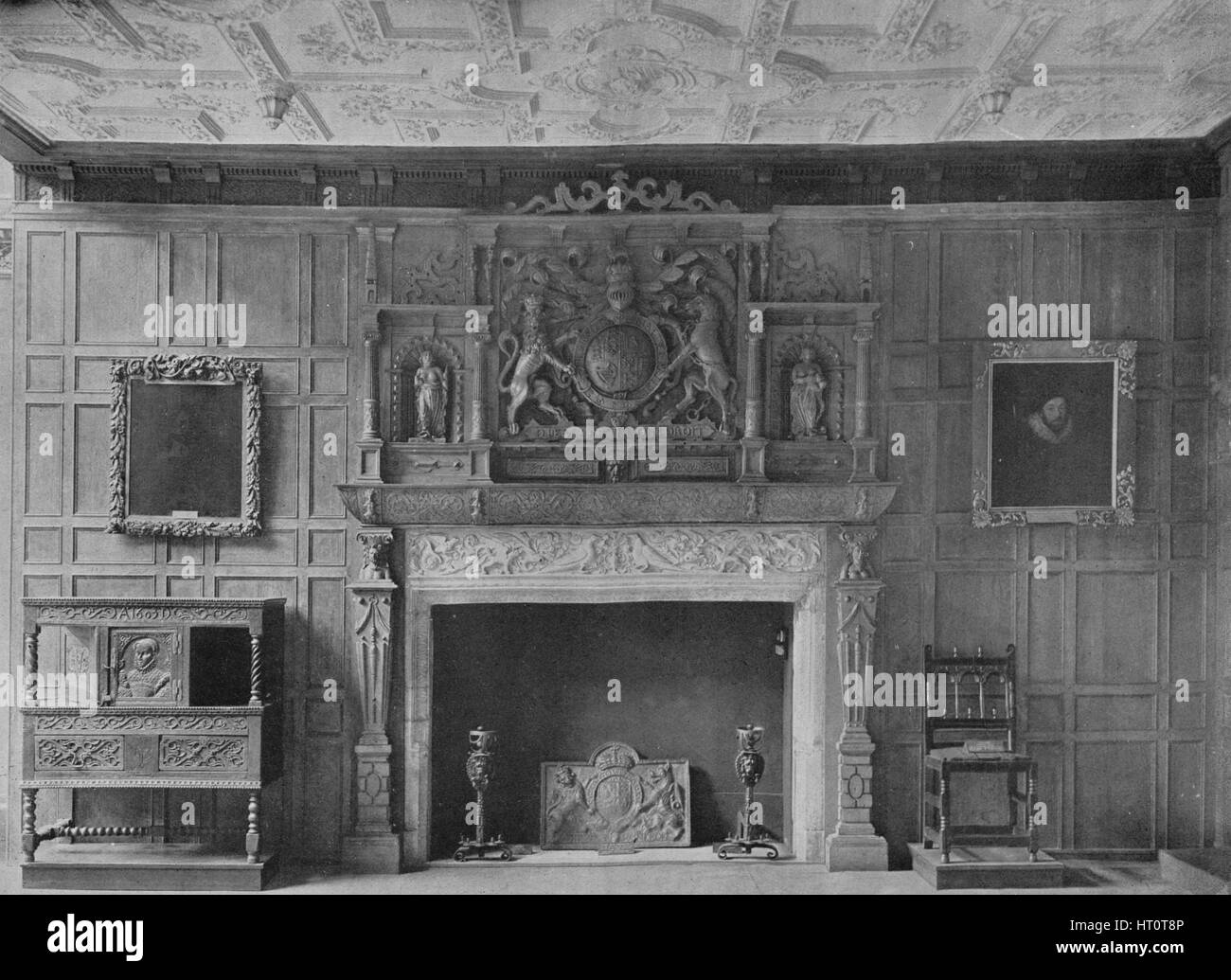 "Chambre de l'ancien palais à Bromley-By-Bow', 1908. Artiste : Inconnu. Banque D'Images