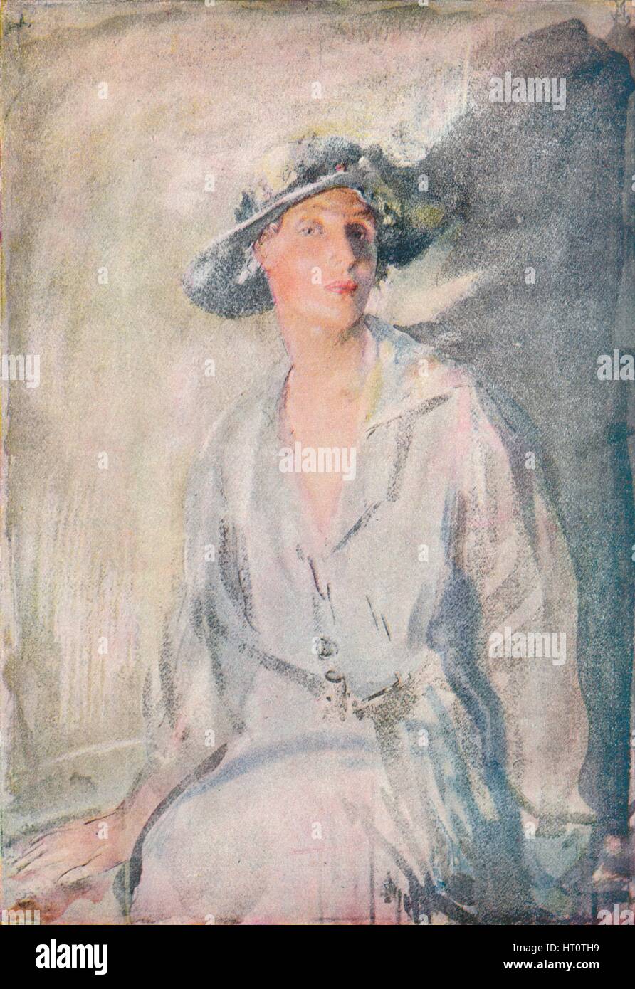 "Lady Sybil Smith', c du xixe siècle. Artiste : Ambrose McEvoy. Banque D'Images