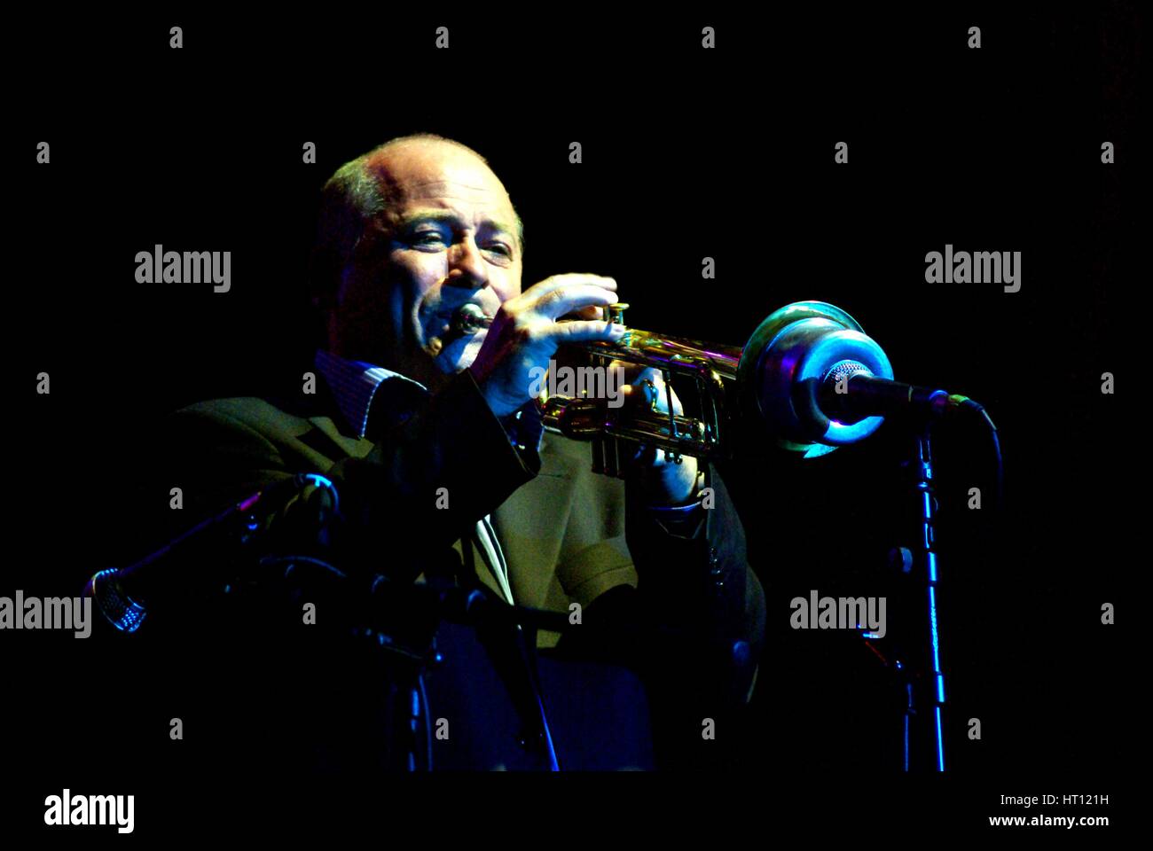 Enrico Tomasso, Brecon, Powys Jazz Festival, au Pays de Galles, 2008. Artiste : Brian O'Connor Banque D'Images