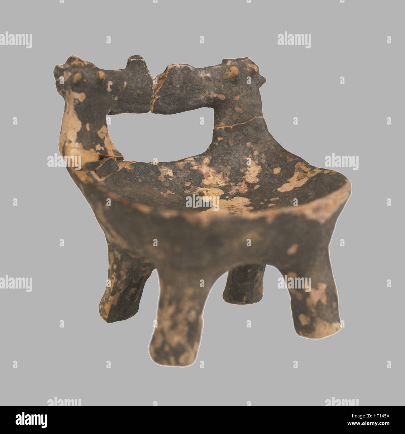 Modèle du trône, 3800-3400 BC. Artiste : La préhistoire la culture russe Banque D'Images