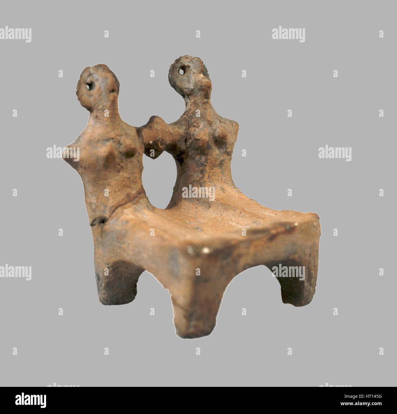 Modèle du trône, 3800-3600 BC. Artiste : La préhistoire la culture russe Banque D'Images