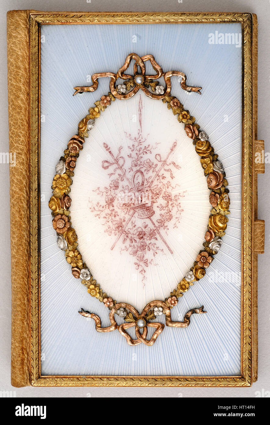 Carnet de bal (BAL), 1908-1914. Artiste : Henrik Wigström, Immanuel, Fabergé (fabrication) (actif au début du xxe cen.) Banque D'Images