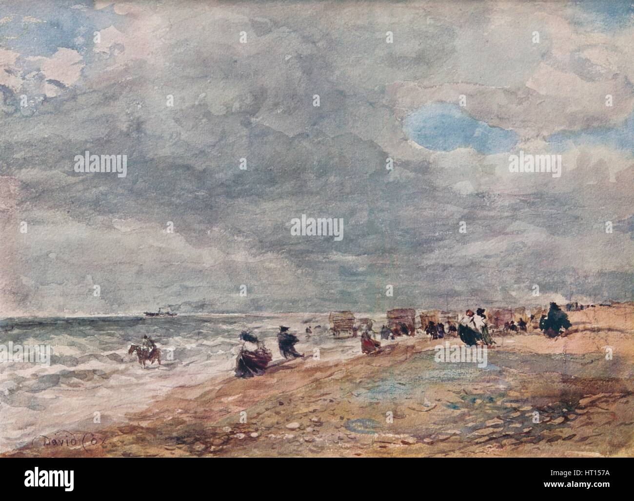 "Muro Sands, c1850. Artiste : David Cox l'aîné. Banque D'Images