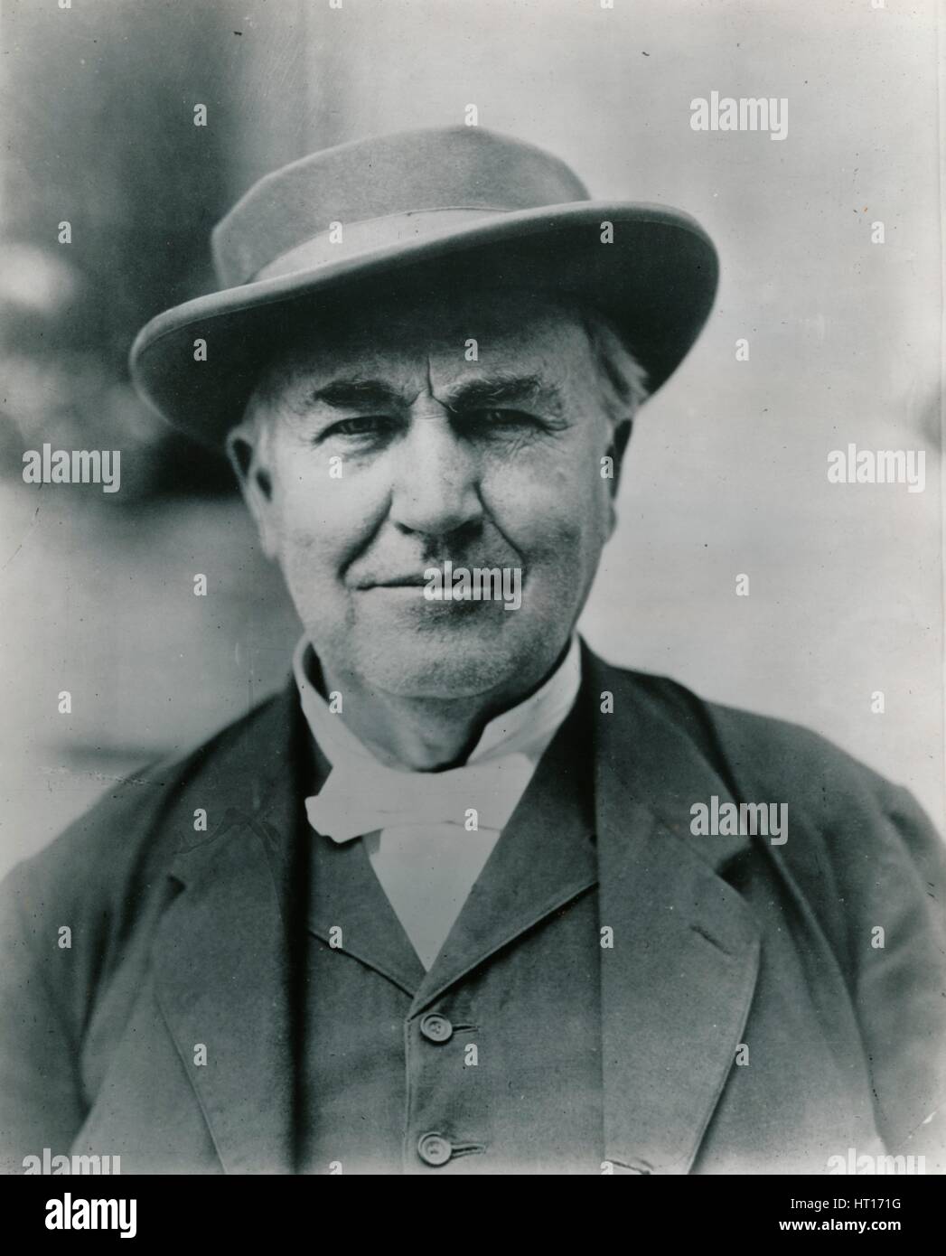 Thomas Edison, 1914. Artiste : Inconnu. Banque D'Images