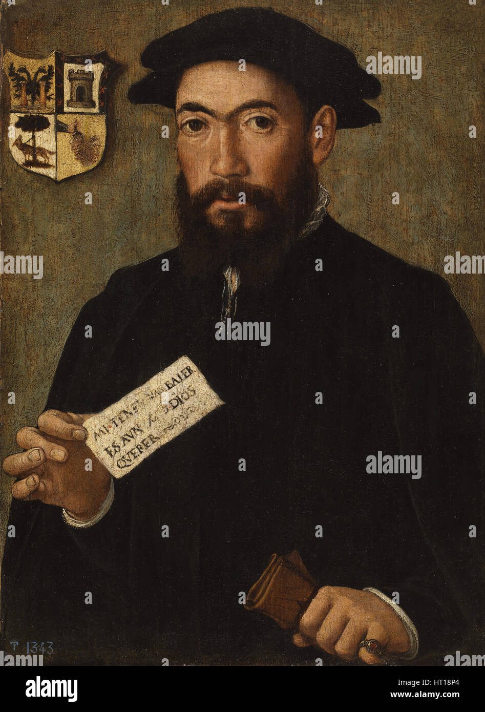 Un Conquistador, 1525-1535. Artiste : Anonyme Banque D'Images