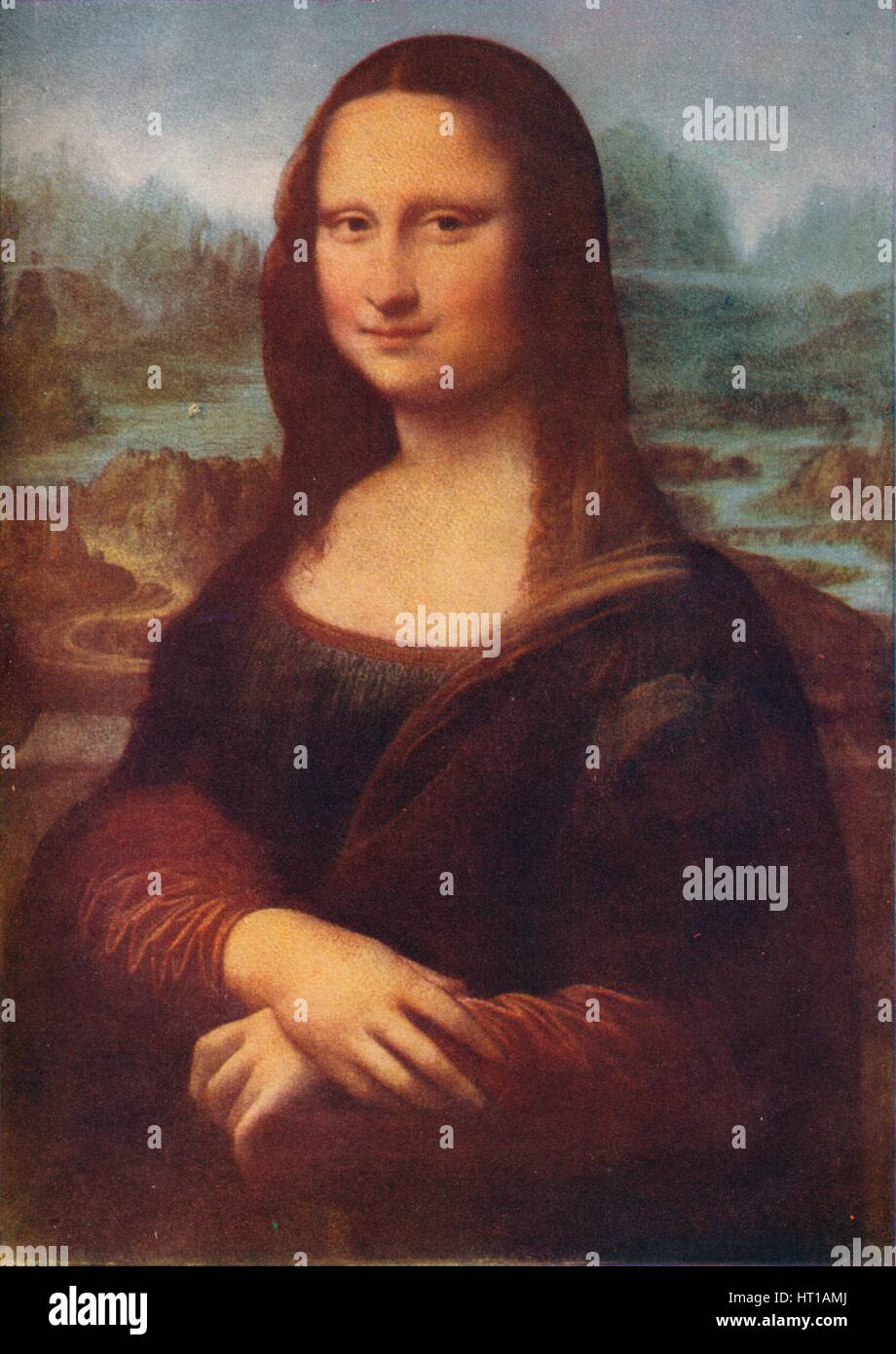 'Mona Lisa', c1503. Artiste : Leonardo da Vinci. Banque D'Images