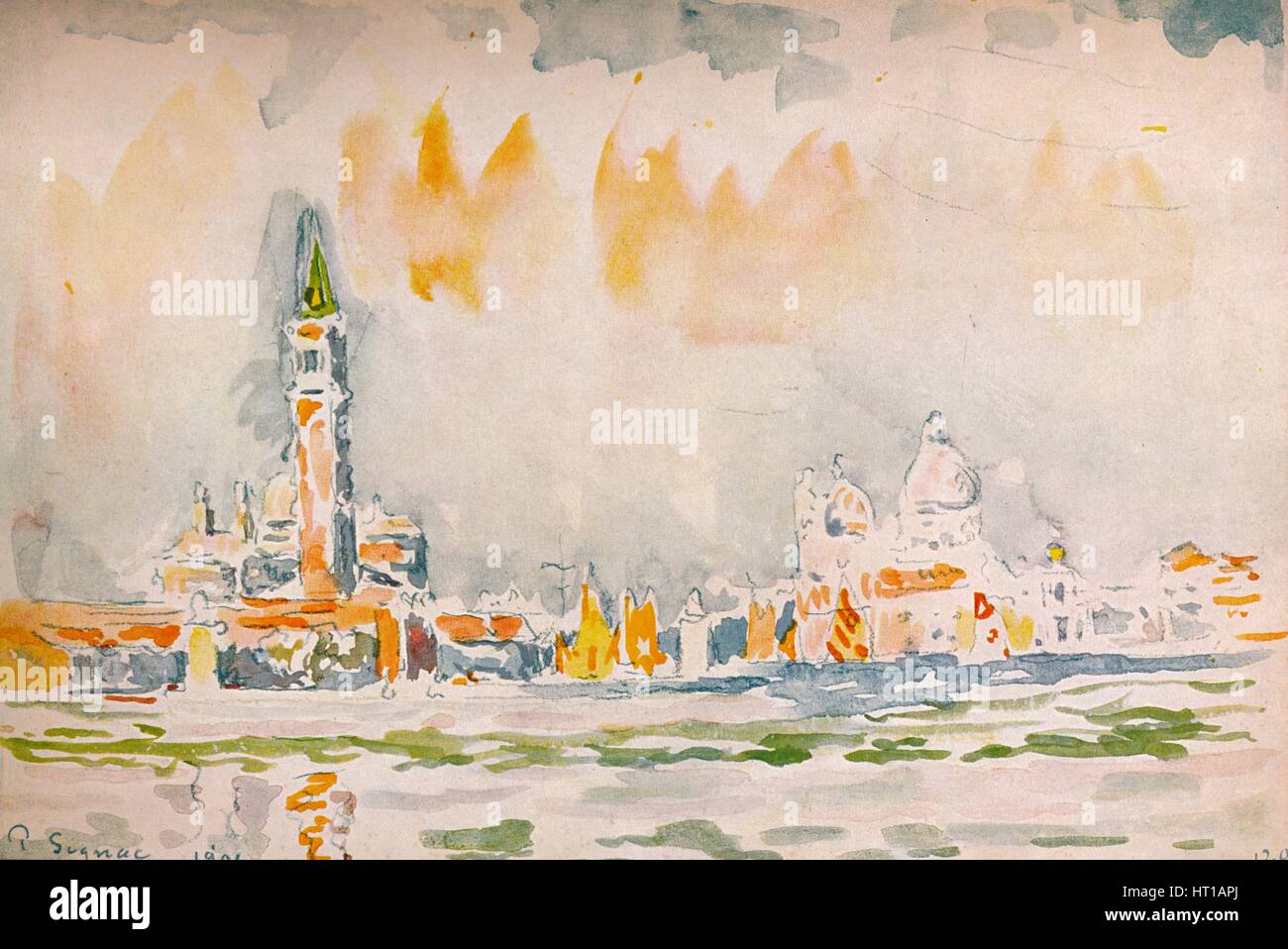 "Venise", 1906. Artiste : Paul Signac. Banque D'Images