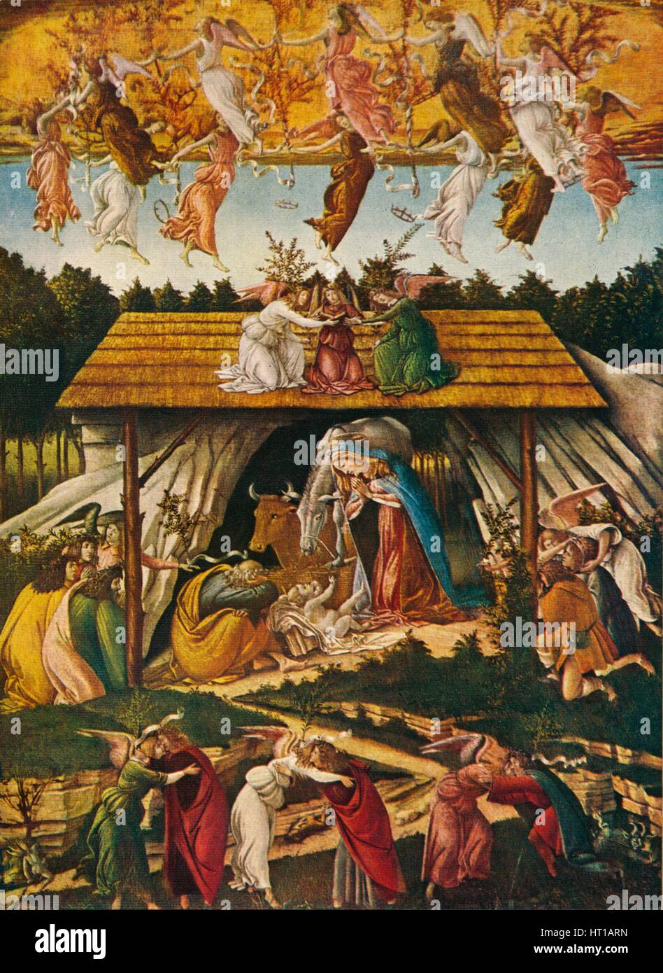 'Mystic' Nativité, 1500, (1909). Artiste : Sandro Botticelli. Banque D'Images
