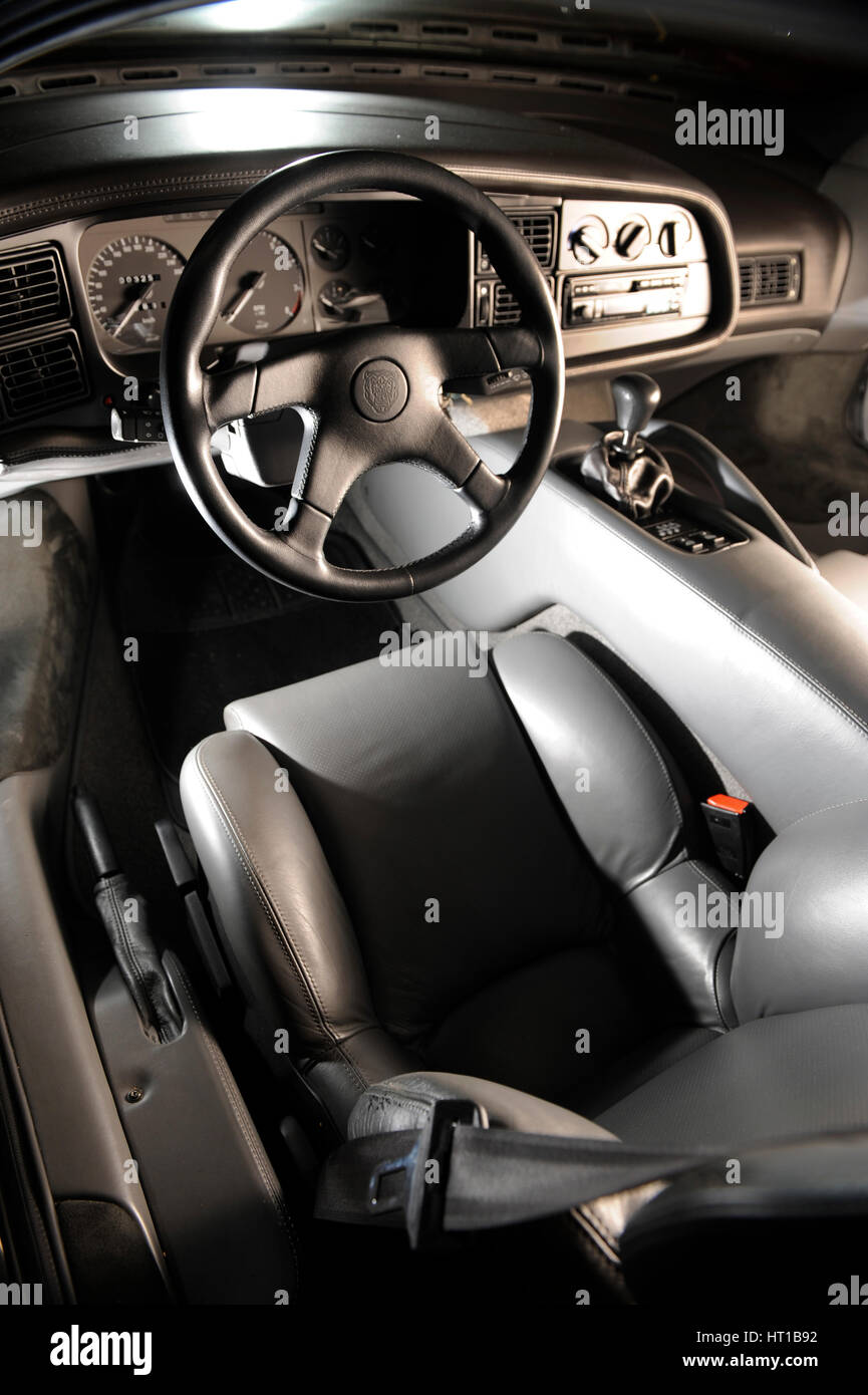 Jaguar XJ220R 1993. Artiste : Simon de l'argile. Banque D'Images