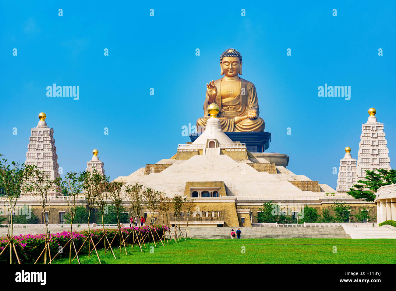 Fo Guang Shan Buddha statue avec la nature Banque D'Images