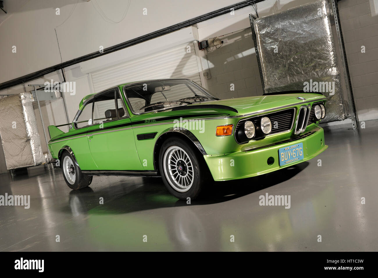 BMW 3.0 CSL BAT 1975. Artiste : Simon de l'argile. Banque D'Images