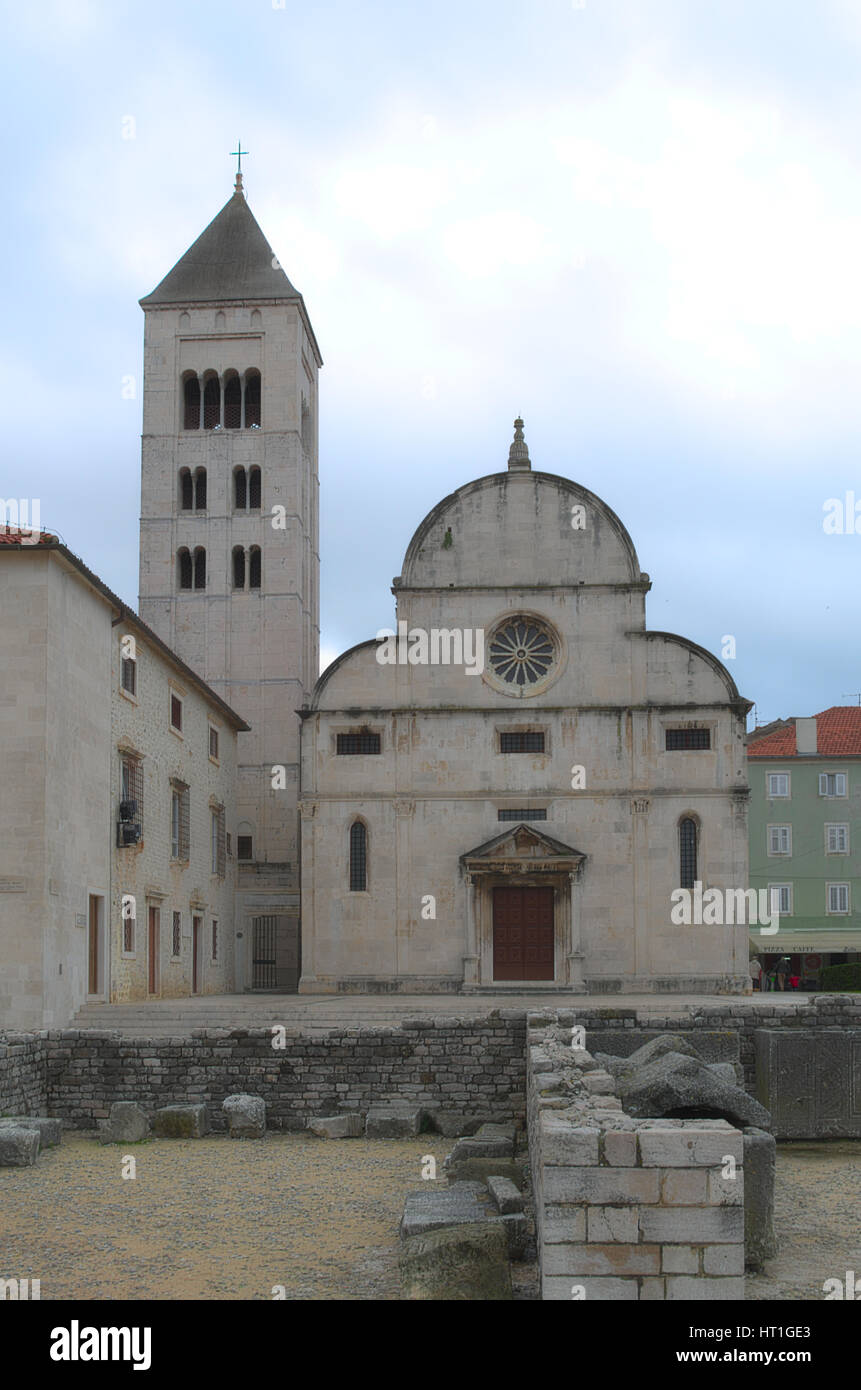 Saint Mary's Church, Zadar, Croatie Banque D'Images
