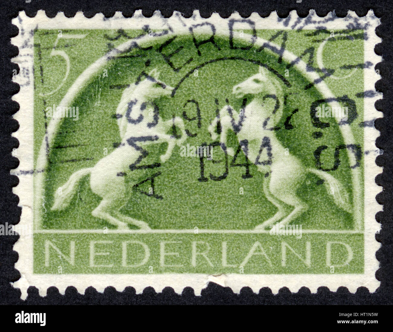 Netherland timbres-poste, timbres, timbres,, Banque D'Images