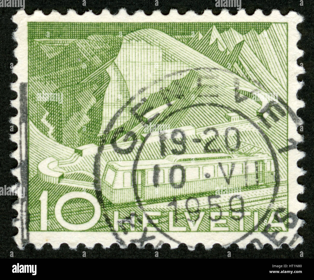 La Suisse timbres-poste, timbres, timbres,, Banque D'Images