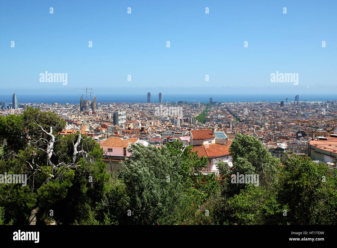 Tibidabo, Barcelone, Espagne Banque D'Images