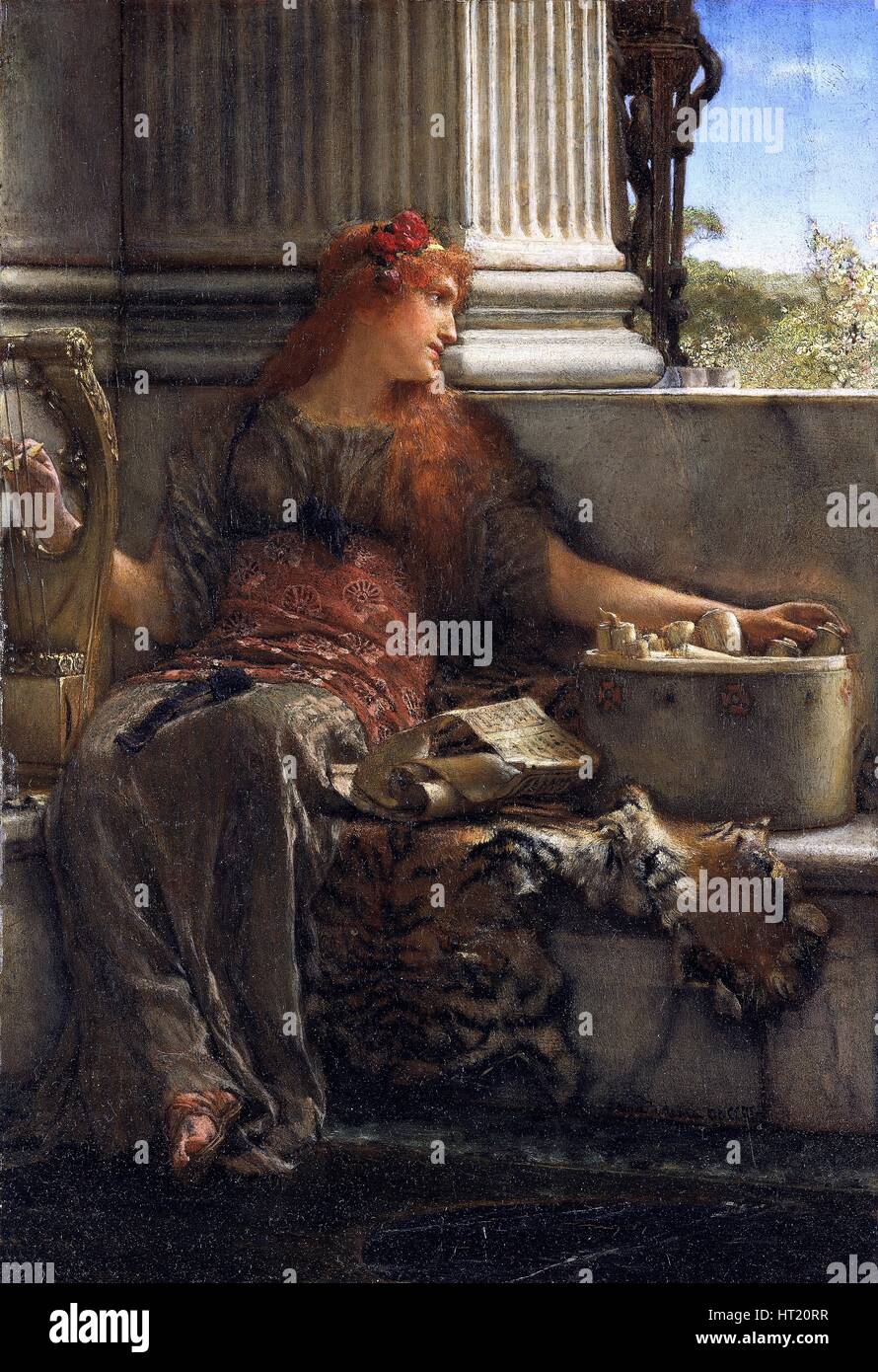 'Poèmes', 1879. Artiste : Sir Lawrence Alma-Tadema. Banque D'Images