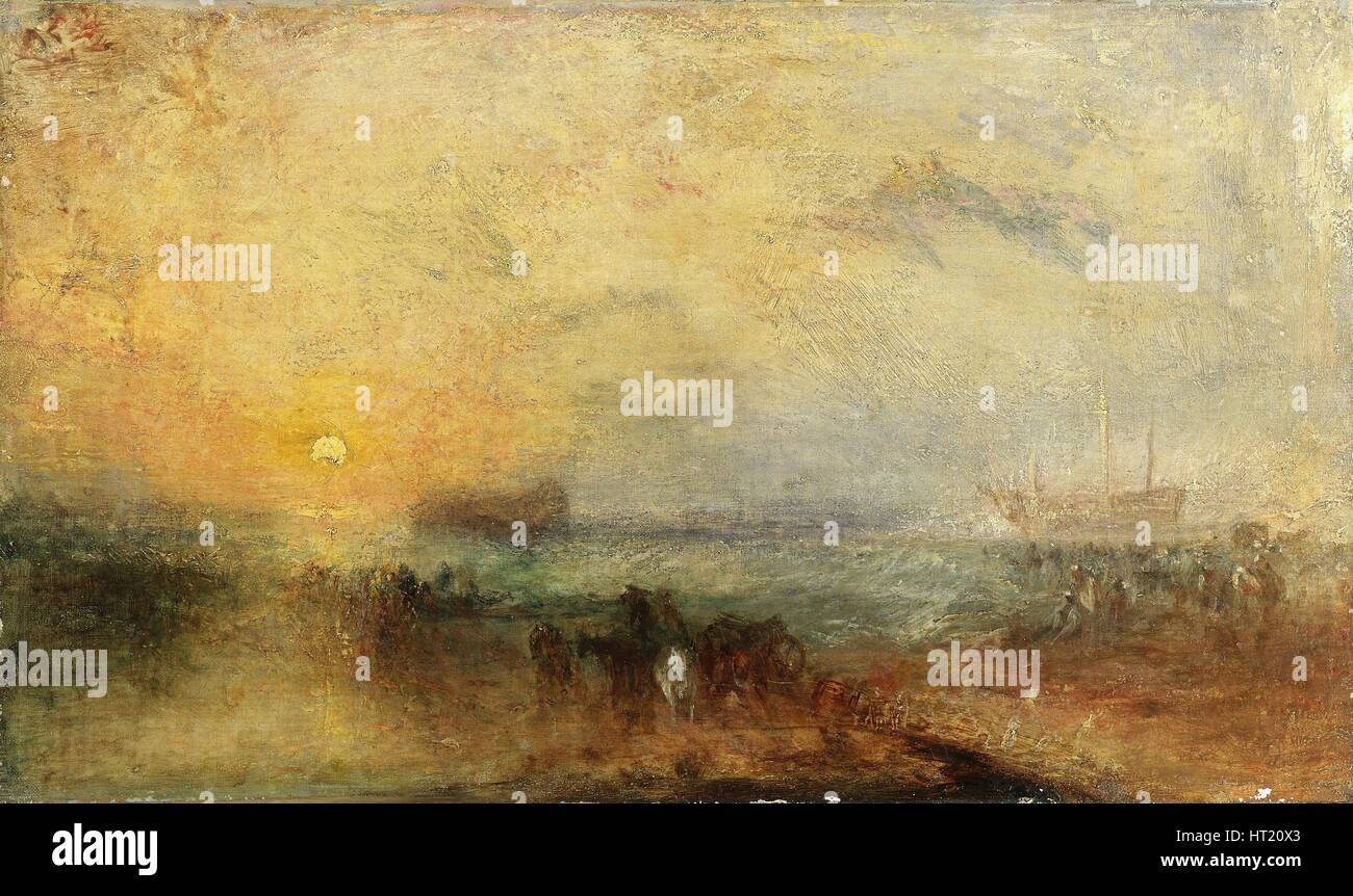 "Le matin après l'orage", 1840-45. Artiste : JMW Turner. Banque D'Images