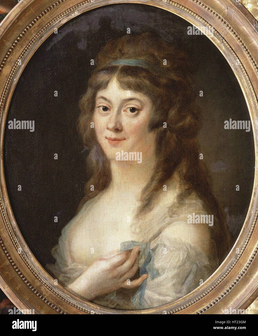 Portrait de Madame Roland (1754-1793), 1792. Artiste : Heinsius, Johann Julius (1740-1812) Banque D'Images
